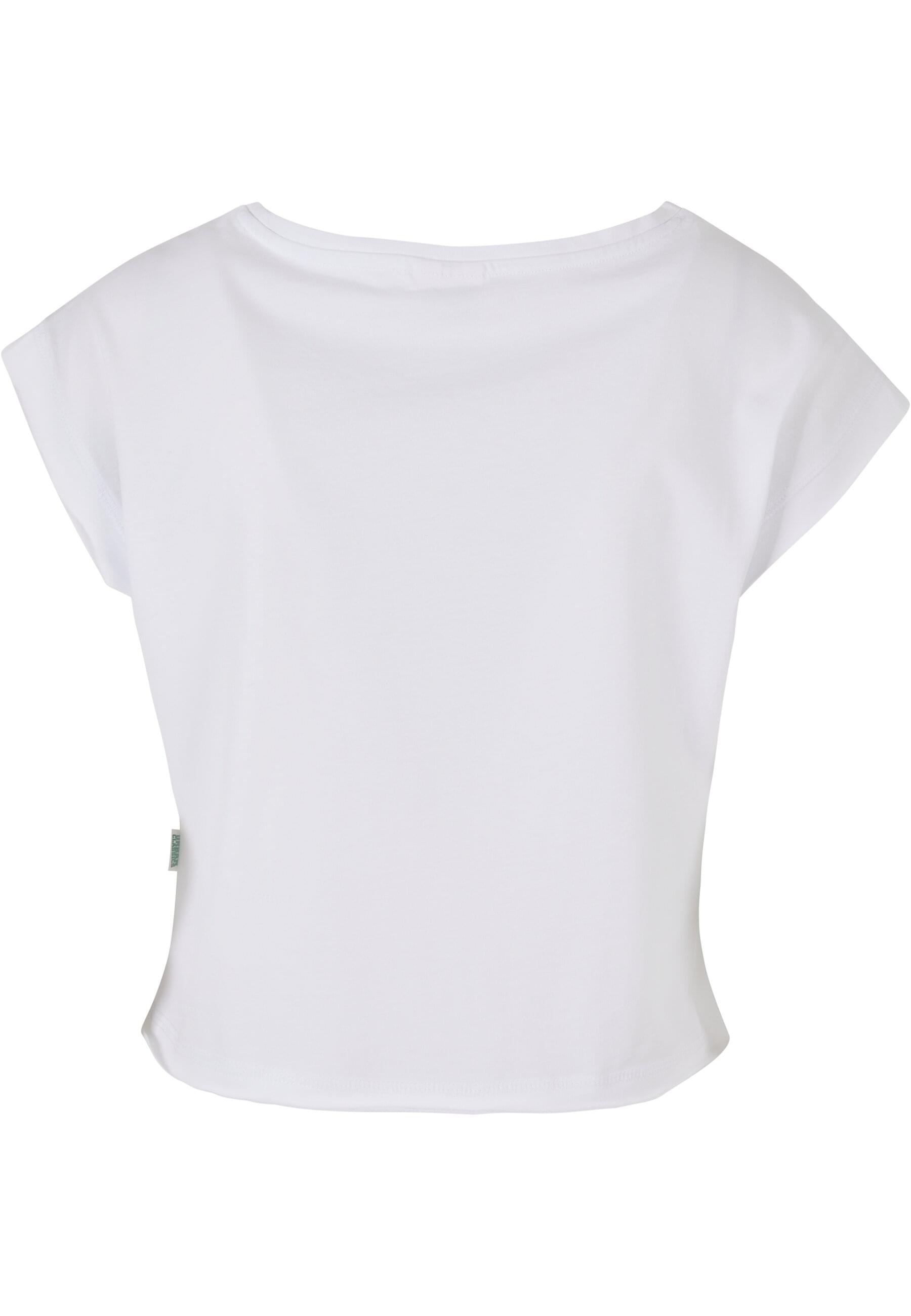 URBAN CLASSICS T-Shirt »Urban Classics Damen Ladies Organic Open Edge Tee«, (1 tlg.)