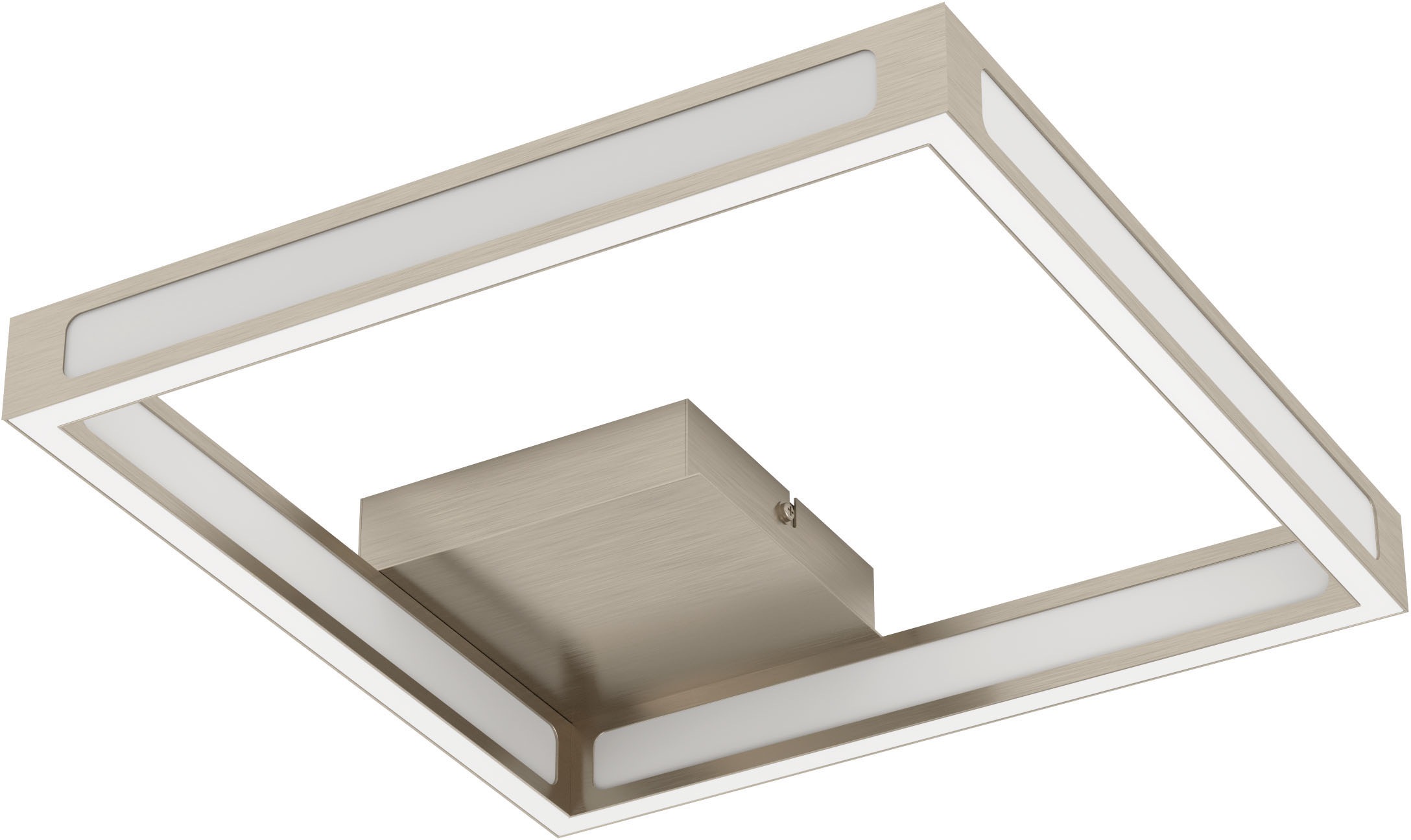 EGLO 93417 Deckenleuchte – Moderne Metall-Leuchte Mit Integrierter LED, Transparentes Design