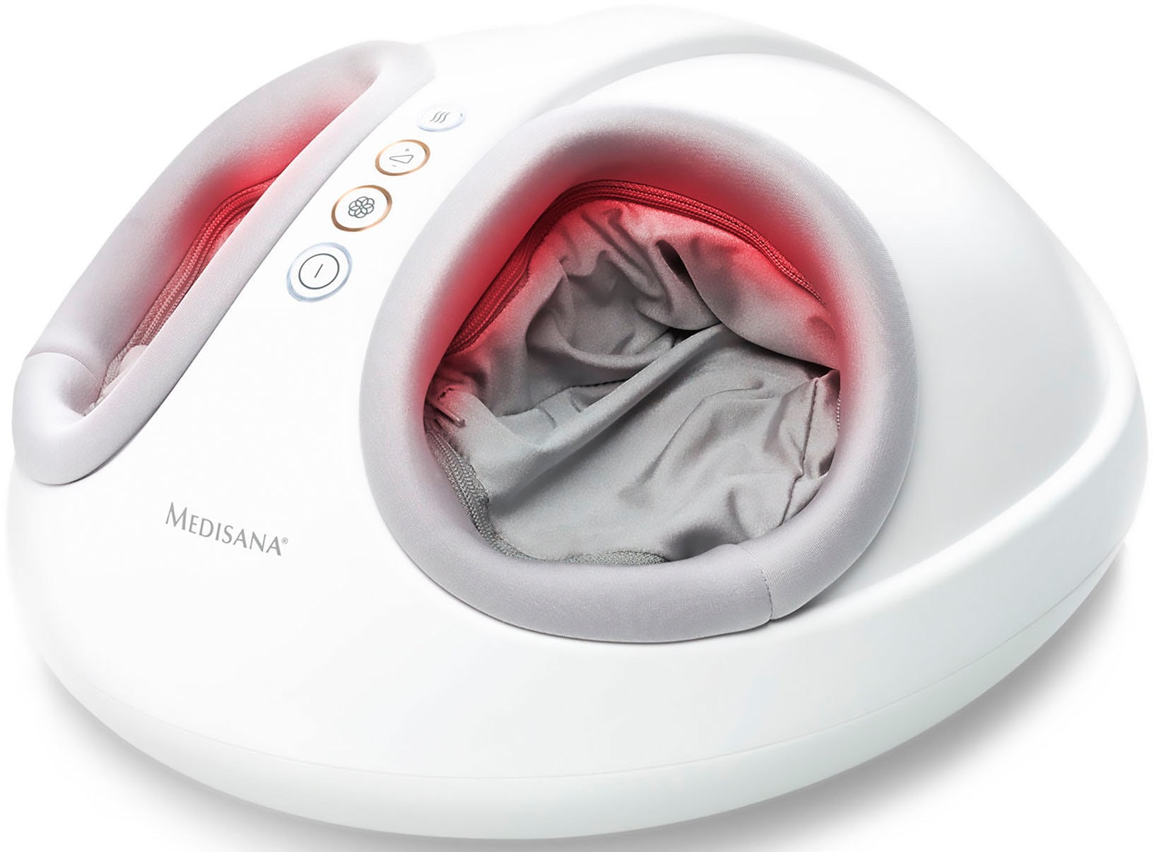 MEDISANA Fußmassagegerät "FM 888", weiß, Kunststoff, B:35,7cm H:41,7cm T:22,4cm, Massagegeräte, Shiatsu-Massage, Kompressionsmassage, komfortabel bis