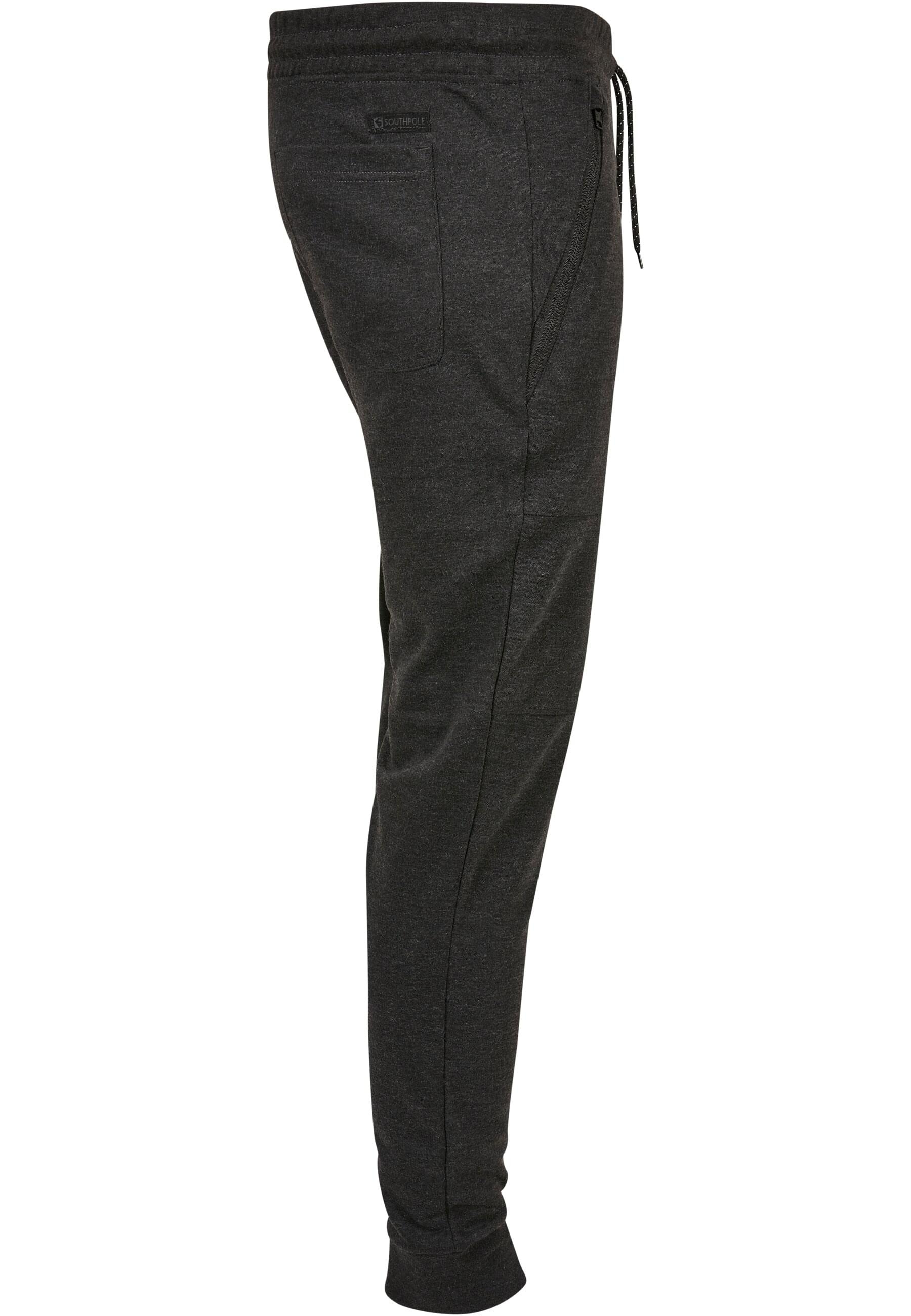Southpole Stoffhose »Southpole Herren Side Zipper Tech Fleece Jogger«, (1 tlg.)