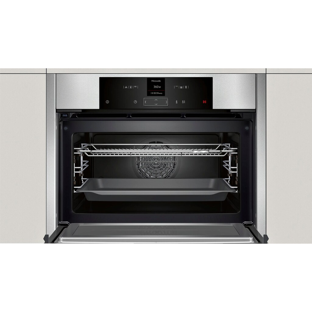 NEFF Backofen mit Mikrowelle »C15MR02N0«, N 70, C15MR02N0, CircoTherm®-Heißluft