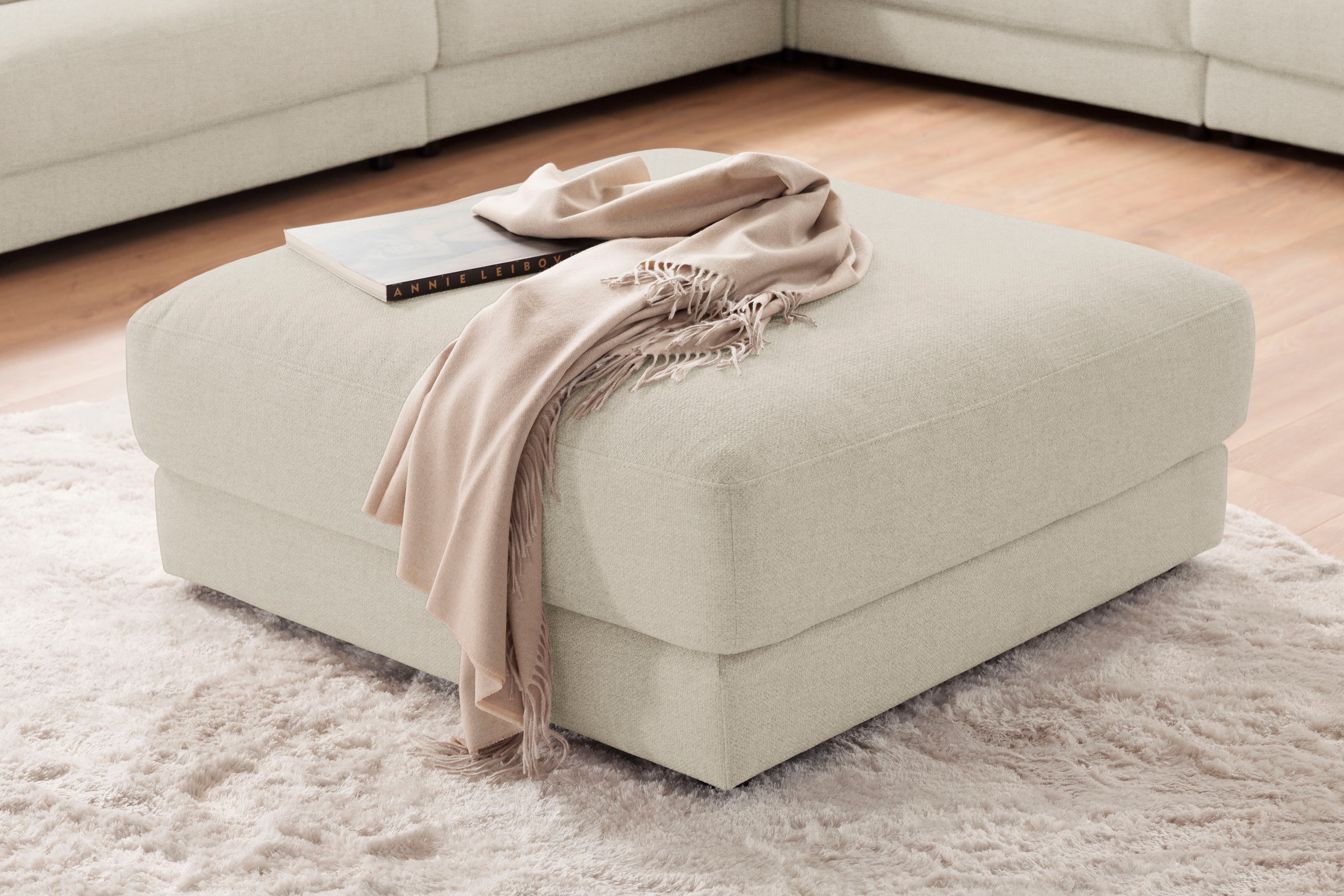 3C Candy Polsterhocker "Enisa II" passend zur Serie "Enisa II", wahlweise m günstig online kaufen