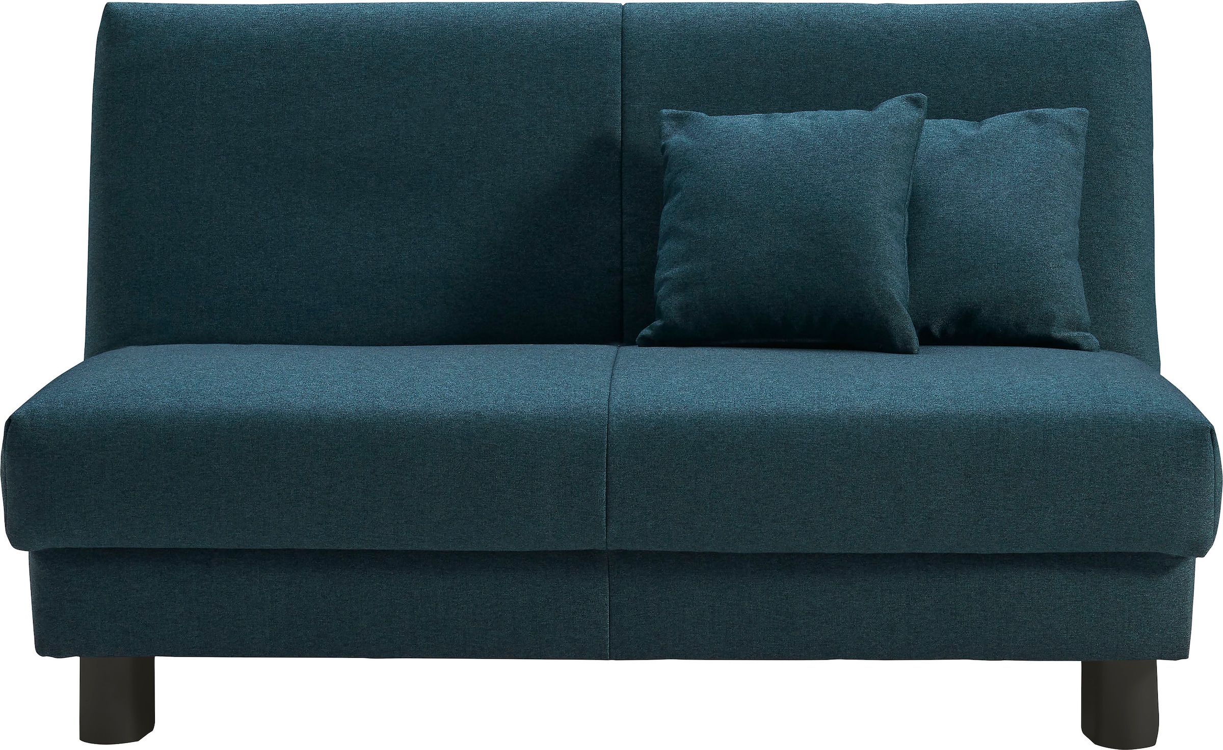 ell + ell Schlafsofa "Enny", Liegefläche Breite 120 oder 140 cm, Liegehöhe 40 cm, Füße schwarz