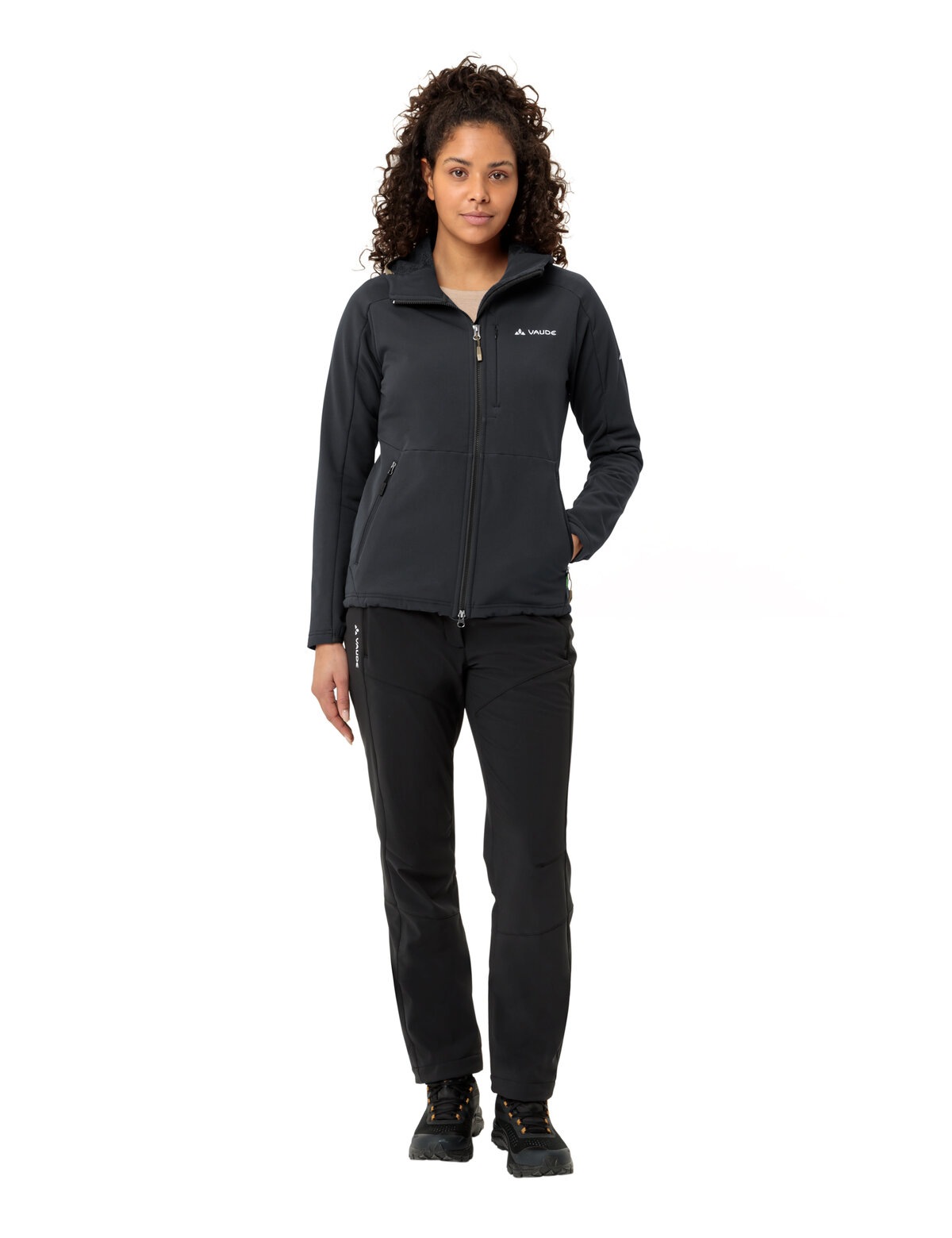 VAUDE Kapuzenfleecejacke »WOMEN'S ELOPE STORMFLEECE HOODY« sportlicher Stil, kuschelig warme Innenseite, mit Kapuze