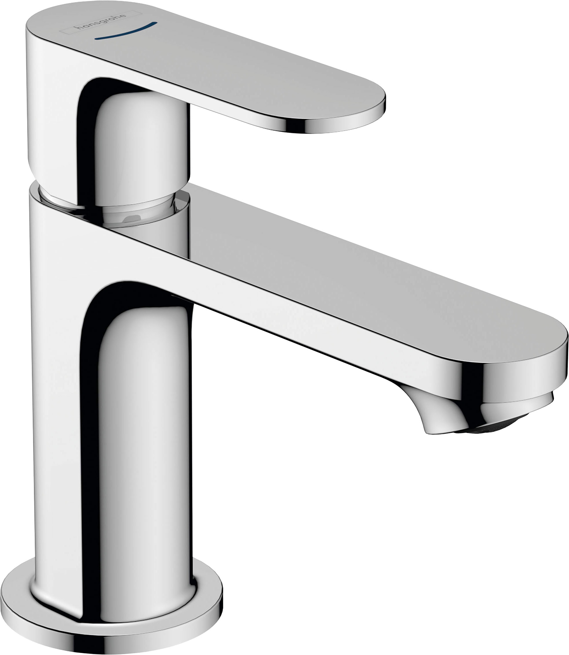 hansgrohe Waschtischarmatur "Rebris S", 80cm, mit Hebelgriff für Kaltwasser ohne Ablaufgarnitur, chrom