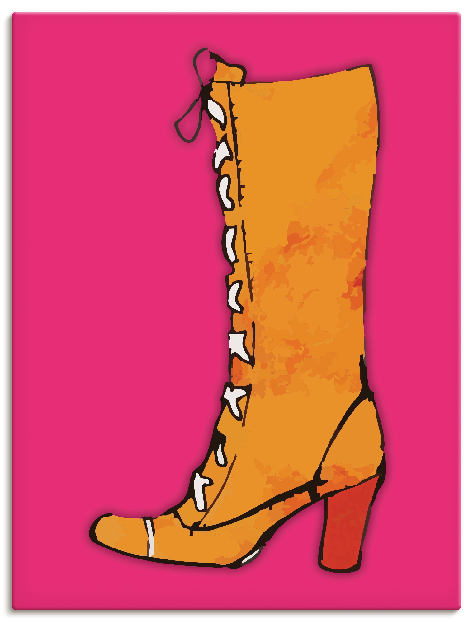 Artland Wandbild "Stiefel" Fashion 1 Stk. tlg. als Alubild, Leinwandbild, Poster, Wandaufkleber in verschied. Größen