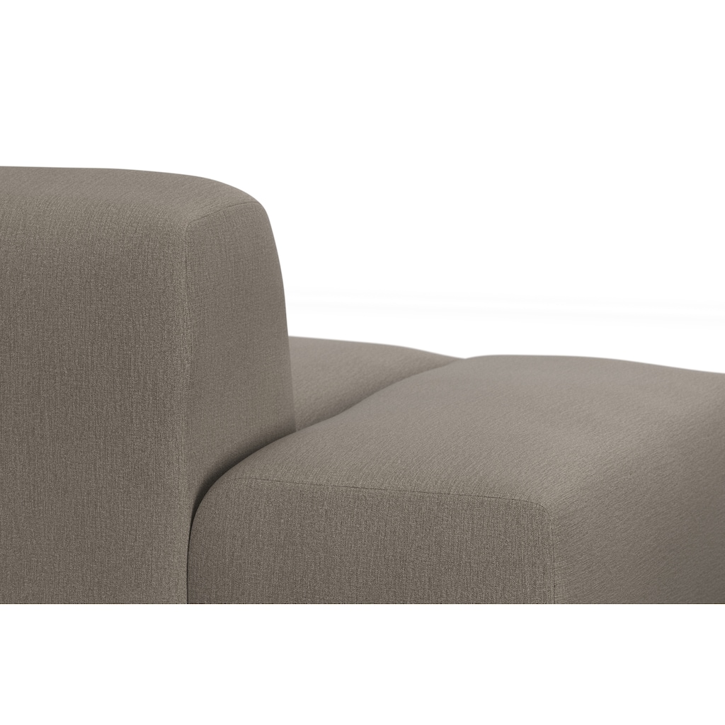 TRENDMANUFAKTUR Ecksofa Braga, aus 2 Teilen, moderner Cord-Stoff