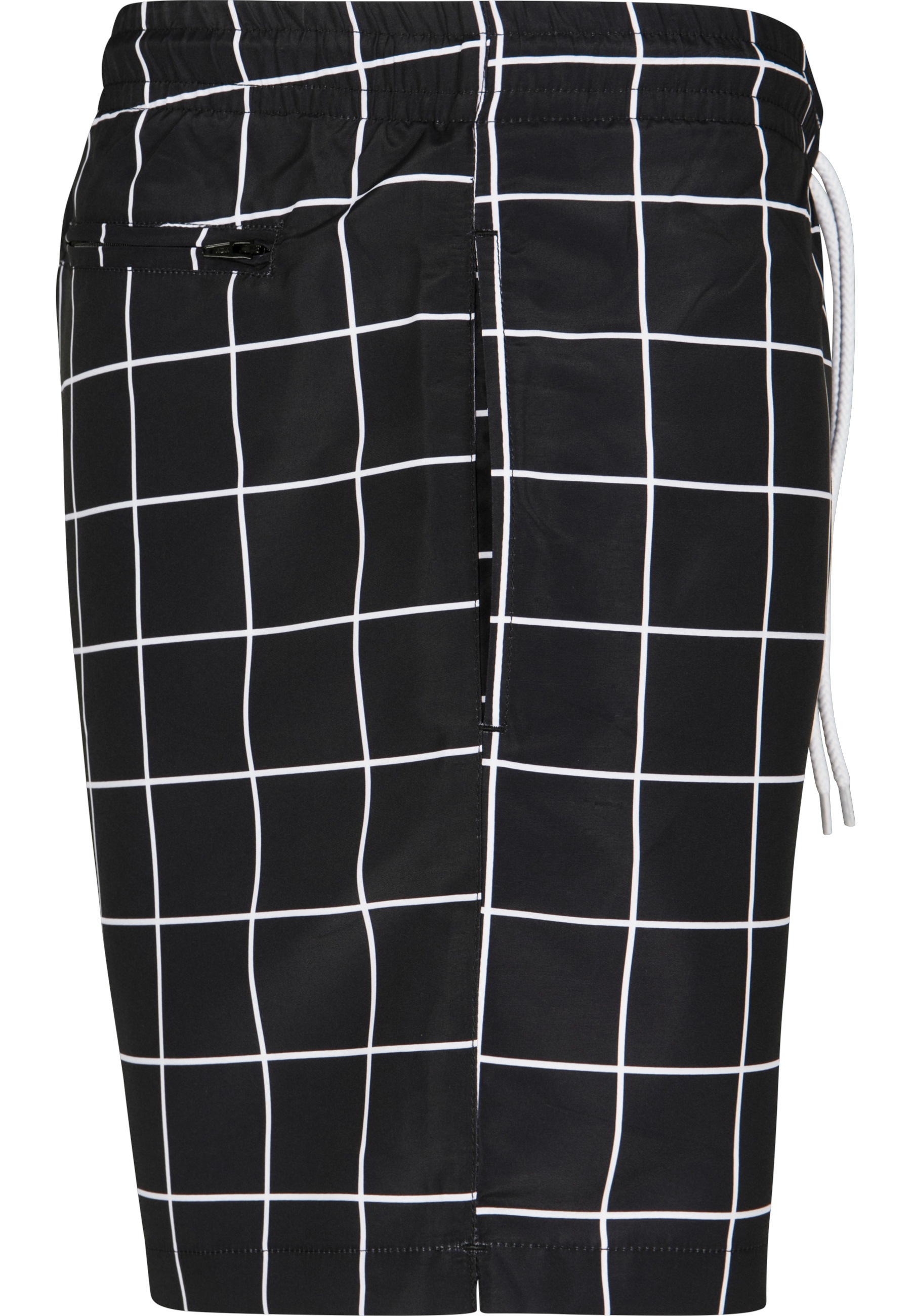 URBAN CLASSICS Badeshorts »Urban Classics Herren Check Swim Shorts«