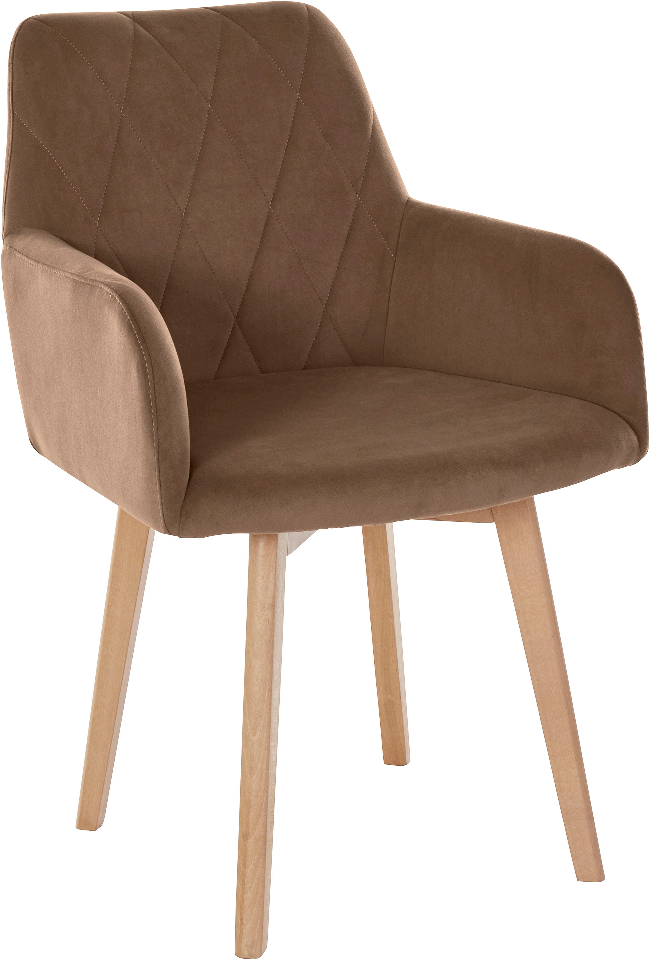 Home affaire Armlehnstuhl "Brest" (Set) 2 Stk.Sitz und Rücken gepolstert, R günstig online kaufen