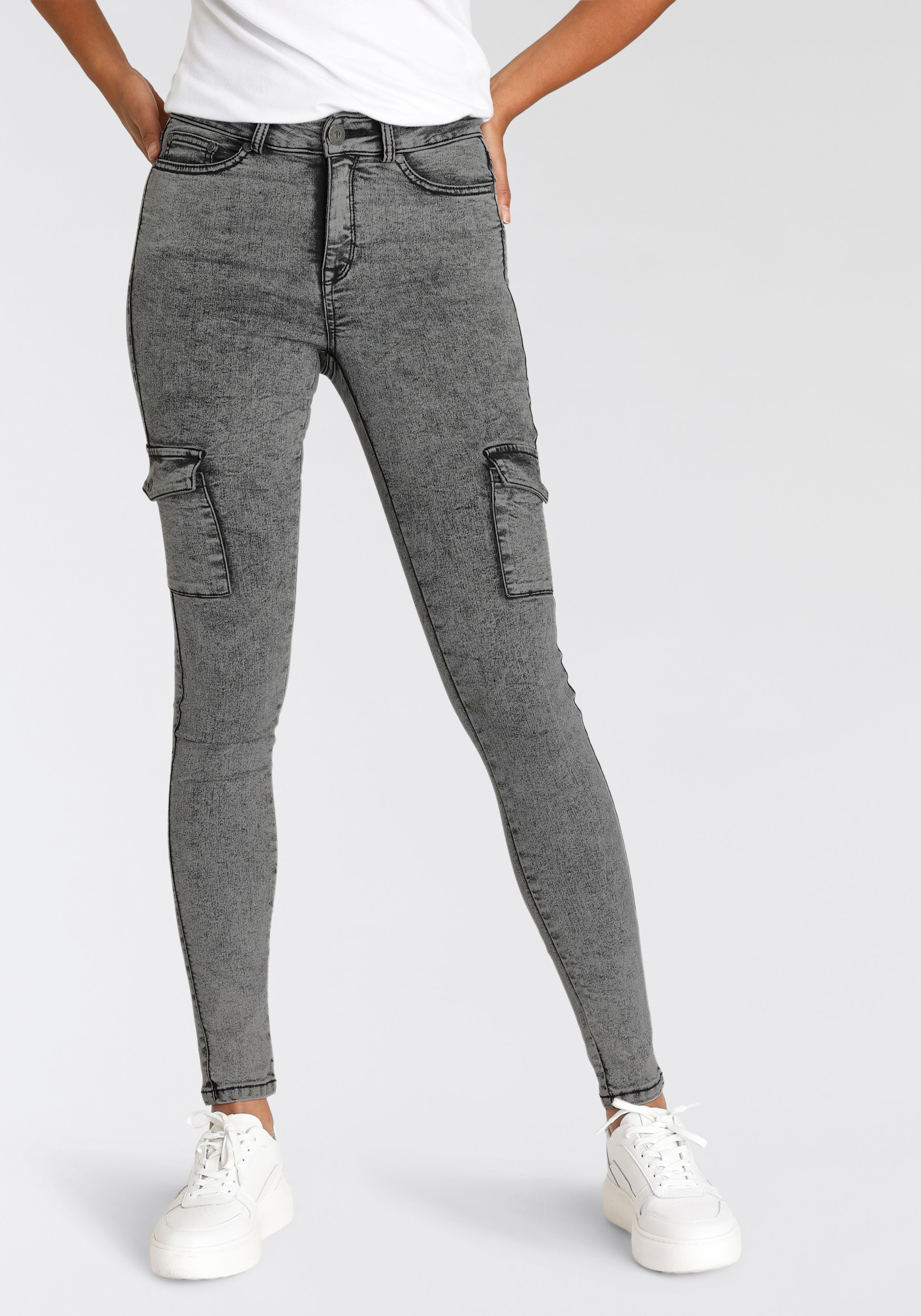 Arizona Skinny-fit-Jeans bestellen | mit »Ultra Cargotaschen Waist High online BAUR Stretch«