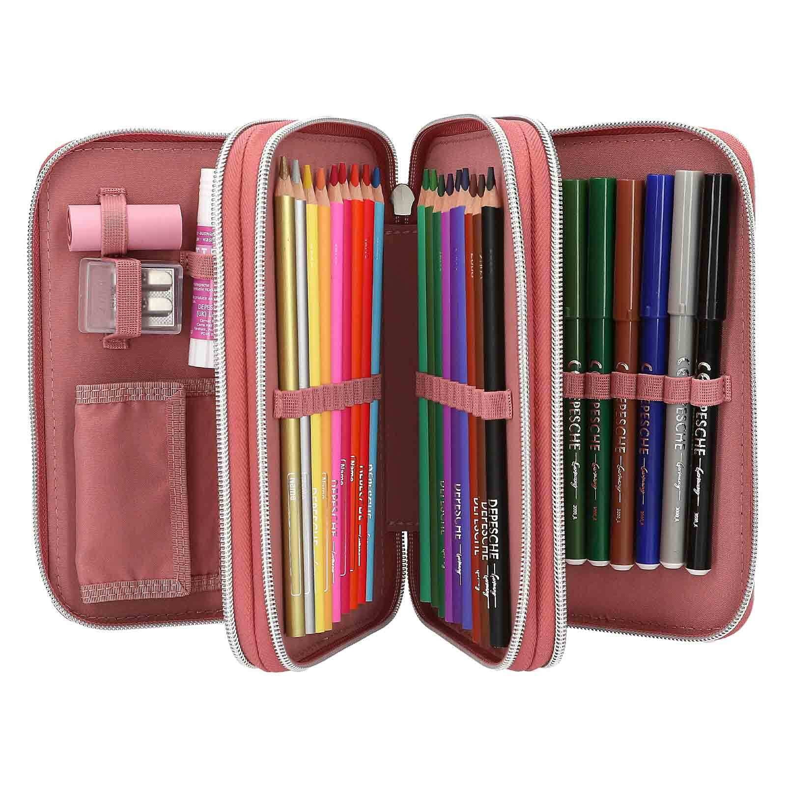 Depesche Rucksack »Schul-Set Trolley DOTS TOPModel 2er Set rosa«