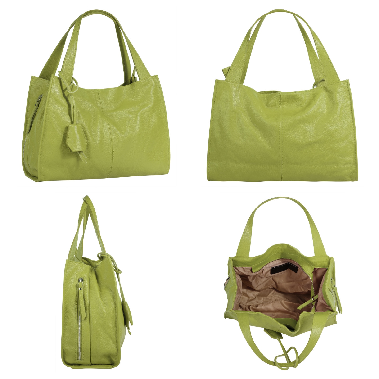 Cluty Shopper, echt Leder, Made in Italy