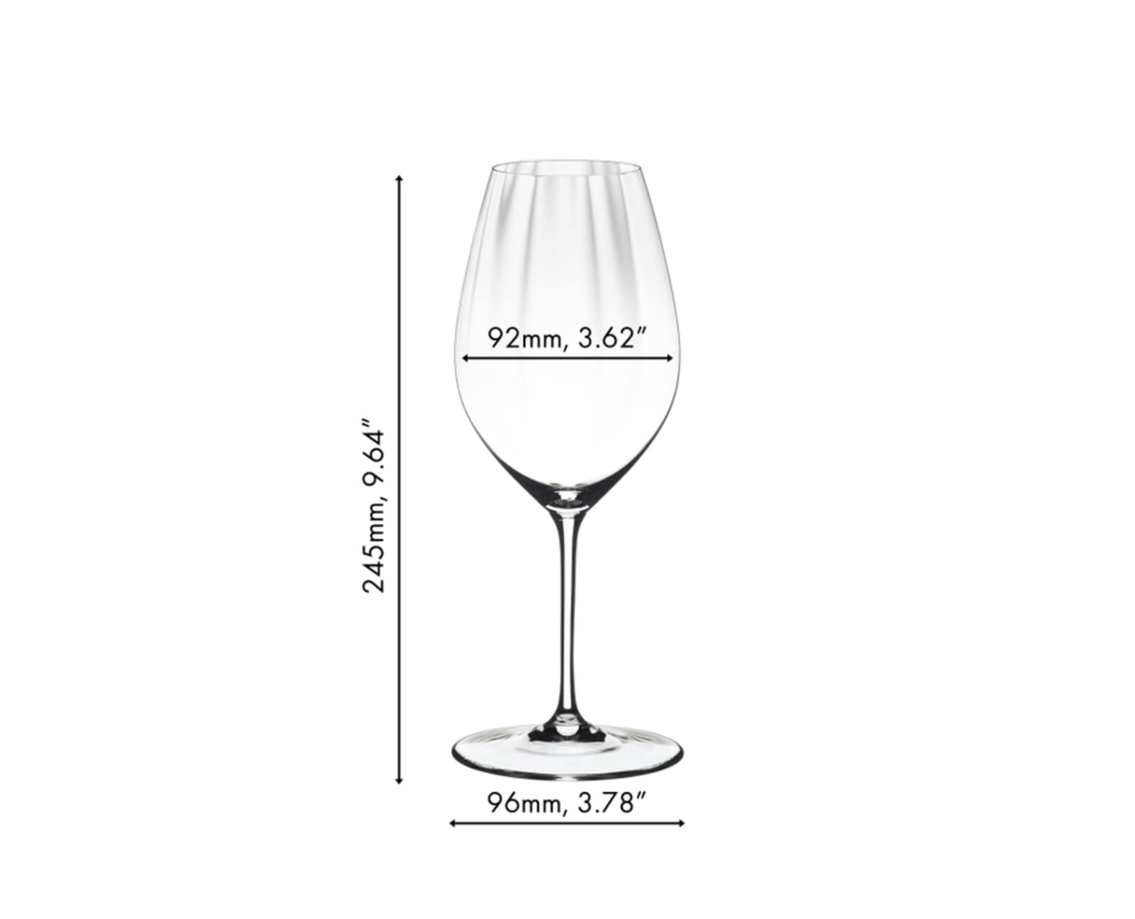 RIEDEL THE WINE GLASS COMPANY Weißweinglas »Riesling Weingläser Performance 623 ml 4er Set transparent«