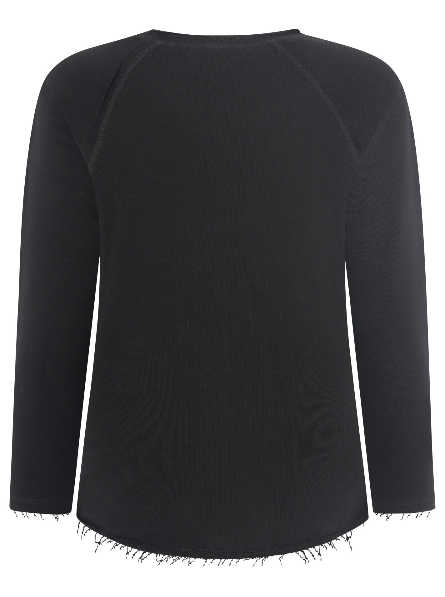 Zwillingsherz Sweater »"Wild and Free"«, mit Used-Look Kanten, Leo Details und Stickerei