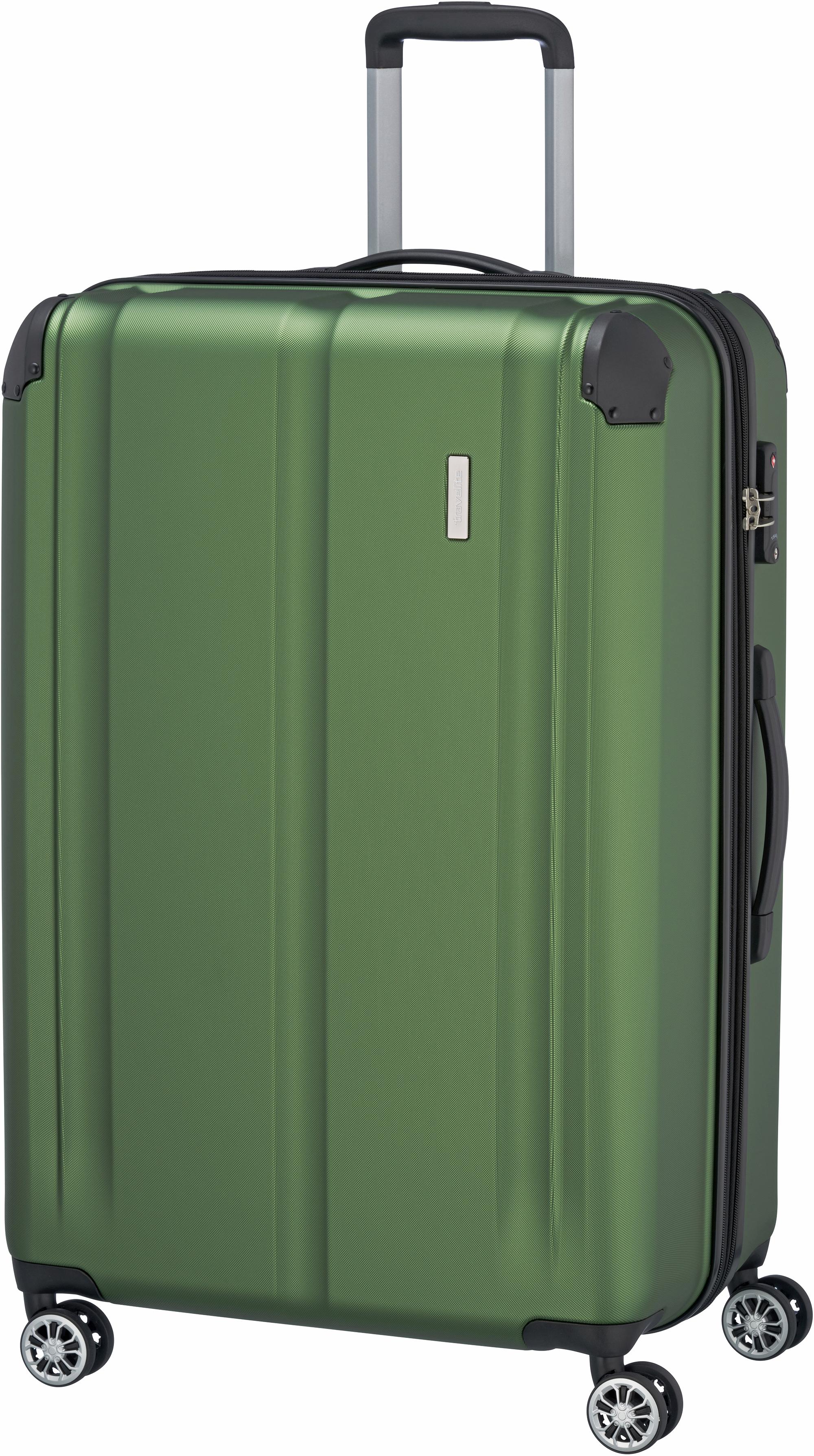 Thumbnail - travelite Hartschalen-Trolley "CITY, verschiedene Größen und Farben" 113 l 4 Rollen Reisegepäck Koffer Volumenerweiterun...