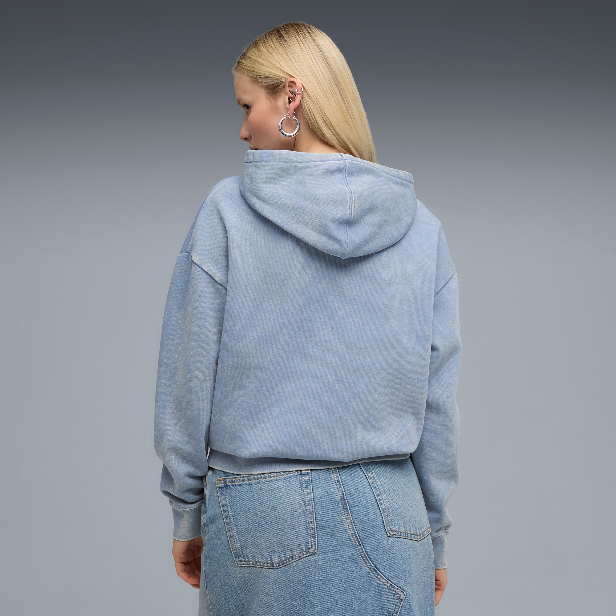 PUMA Kapuzensweatshirt »ESS ELEVATED RELAXED WASH HOODIE FL«