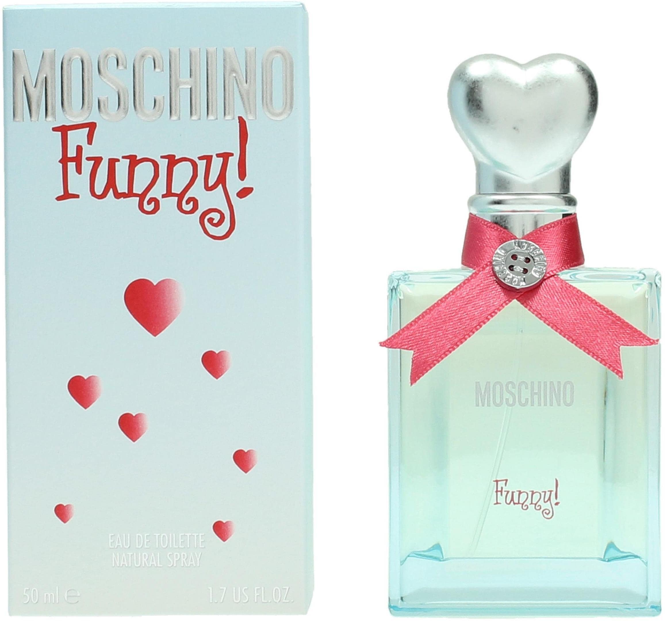 Moschino Eau de Toilette »Funny«, Blumig-fruchtiger Duft mit Pflaume, Rose, Gardenie und Amber.
