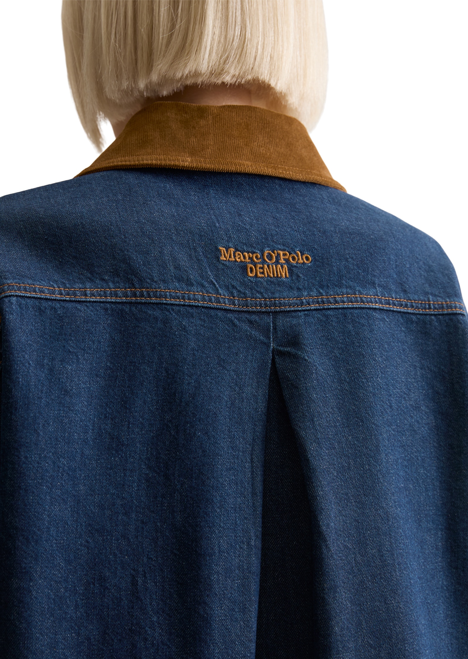 Marc O'Polo DENIM Jeansjacke »aus authentischem Rigid Denim«, ohne Kapuze