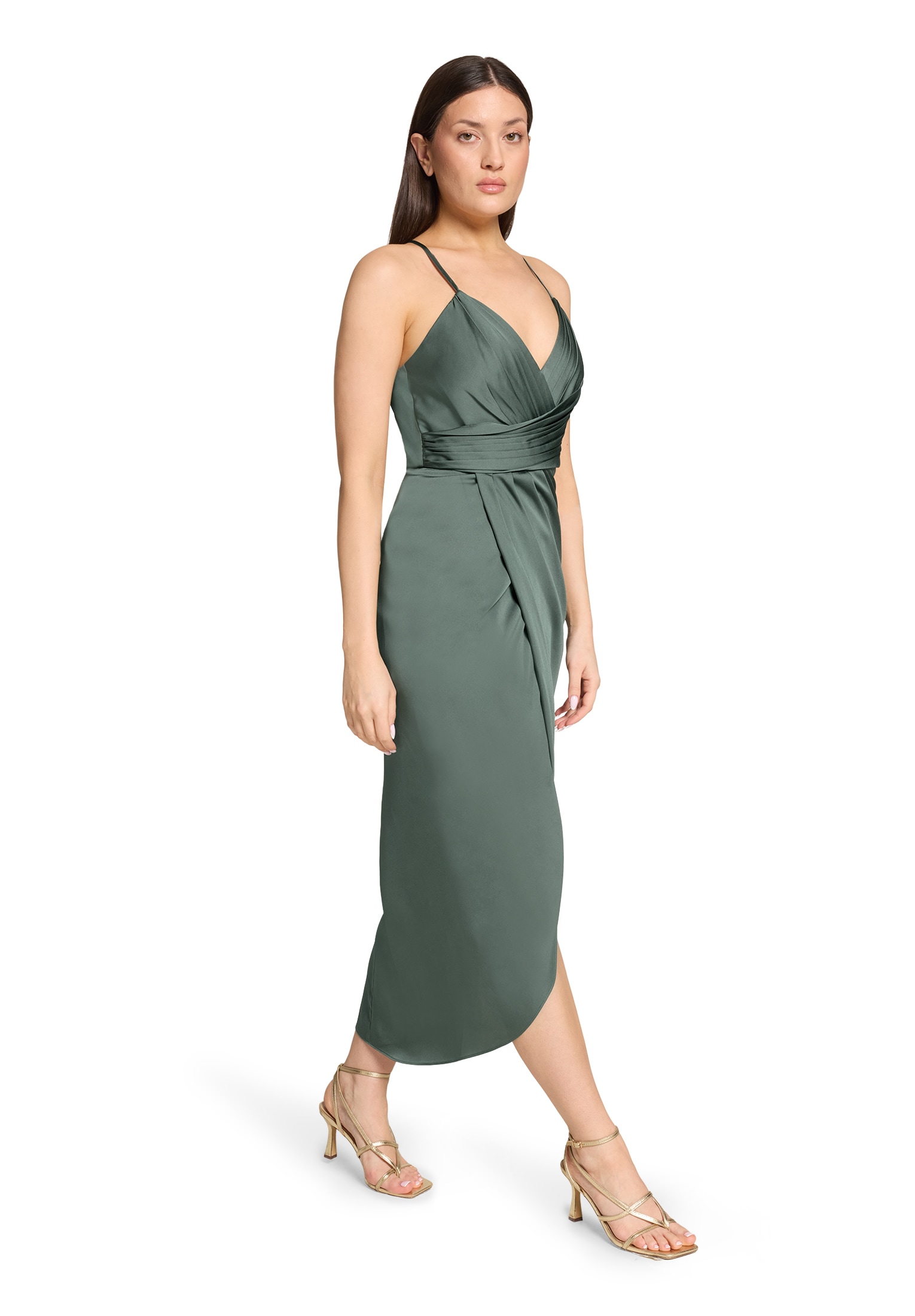 Vera Mont Abendkleid »Damen mit Raffung« Ohne Tasche Material