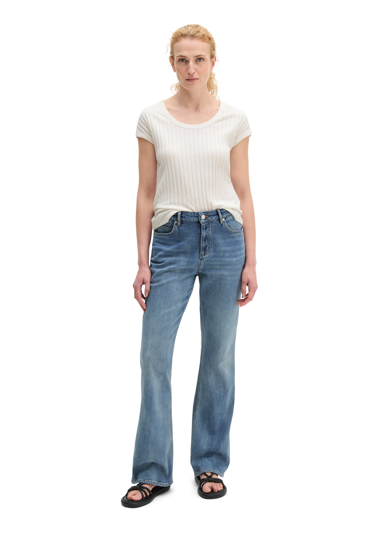 Marc O'Polo Schlagjeans »aus Organic-Cotton-Lyocell-Mix-Stretch«
