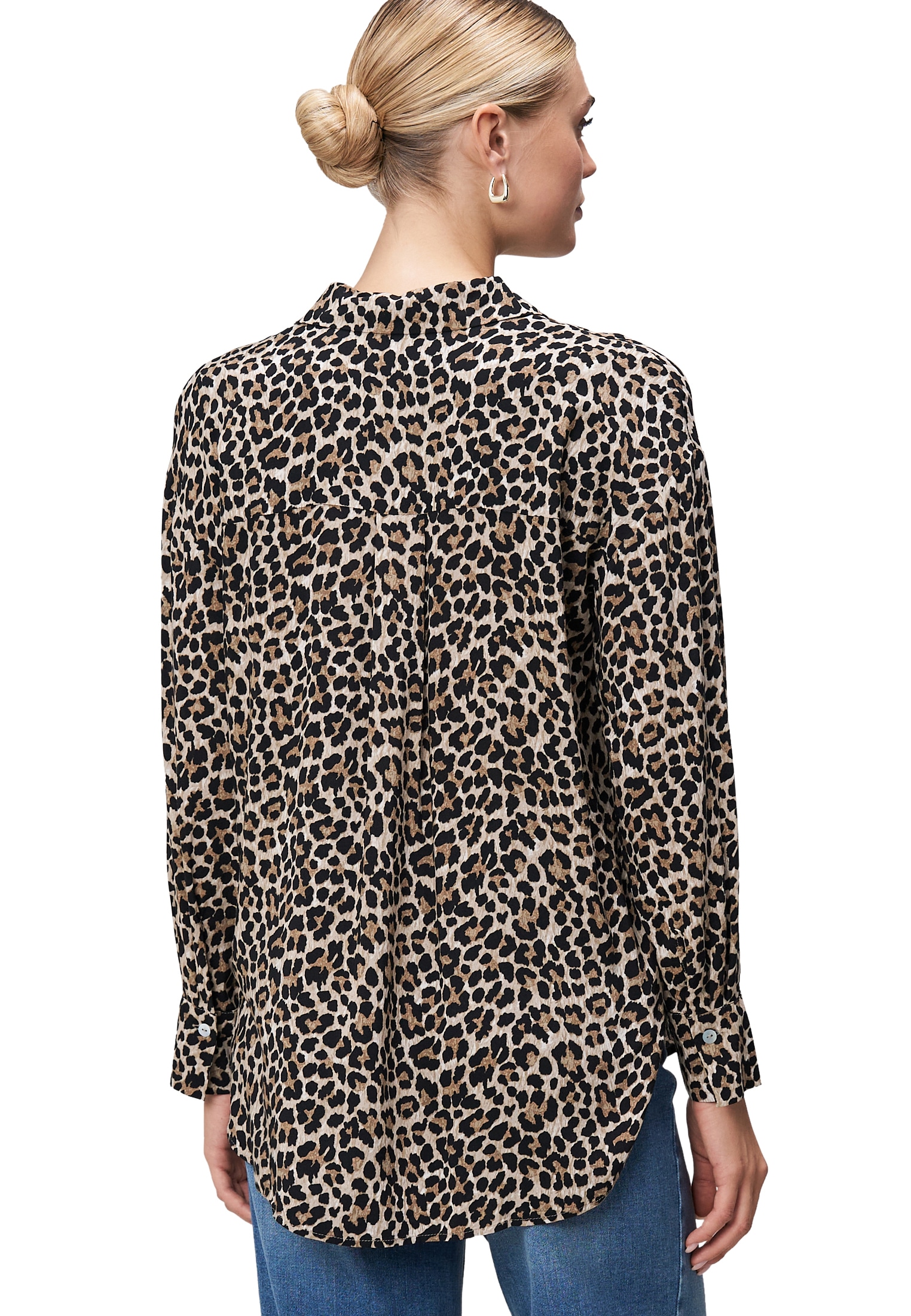 Zero Hemdbluse »zero Damen Hemdbluse mit Leomuster«