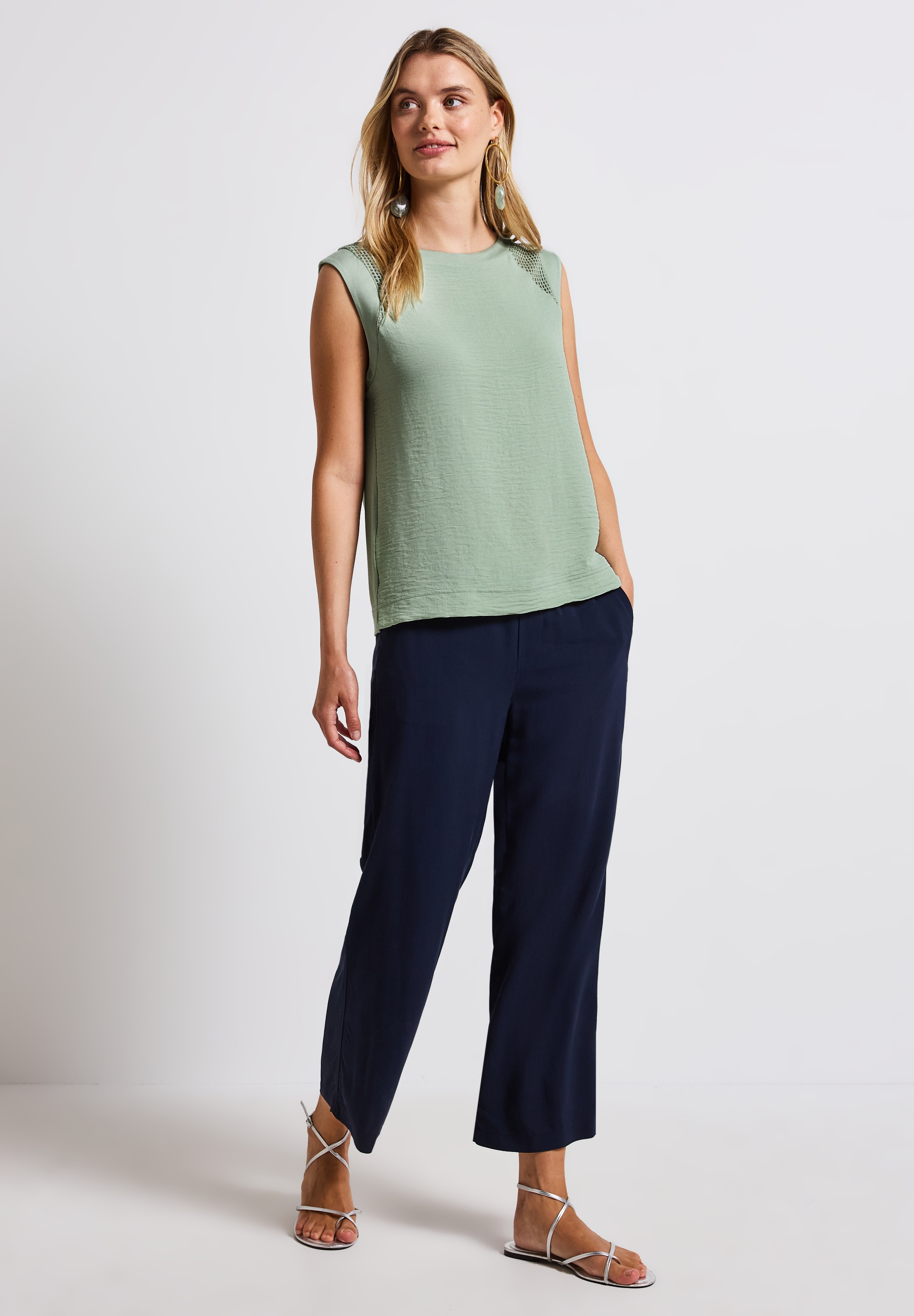 Thumbnail - STREET ONE T-Shirt aus softem Materialmix