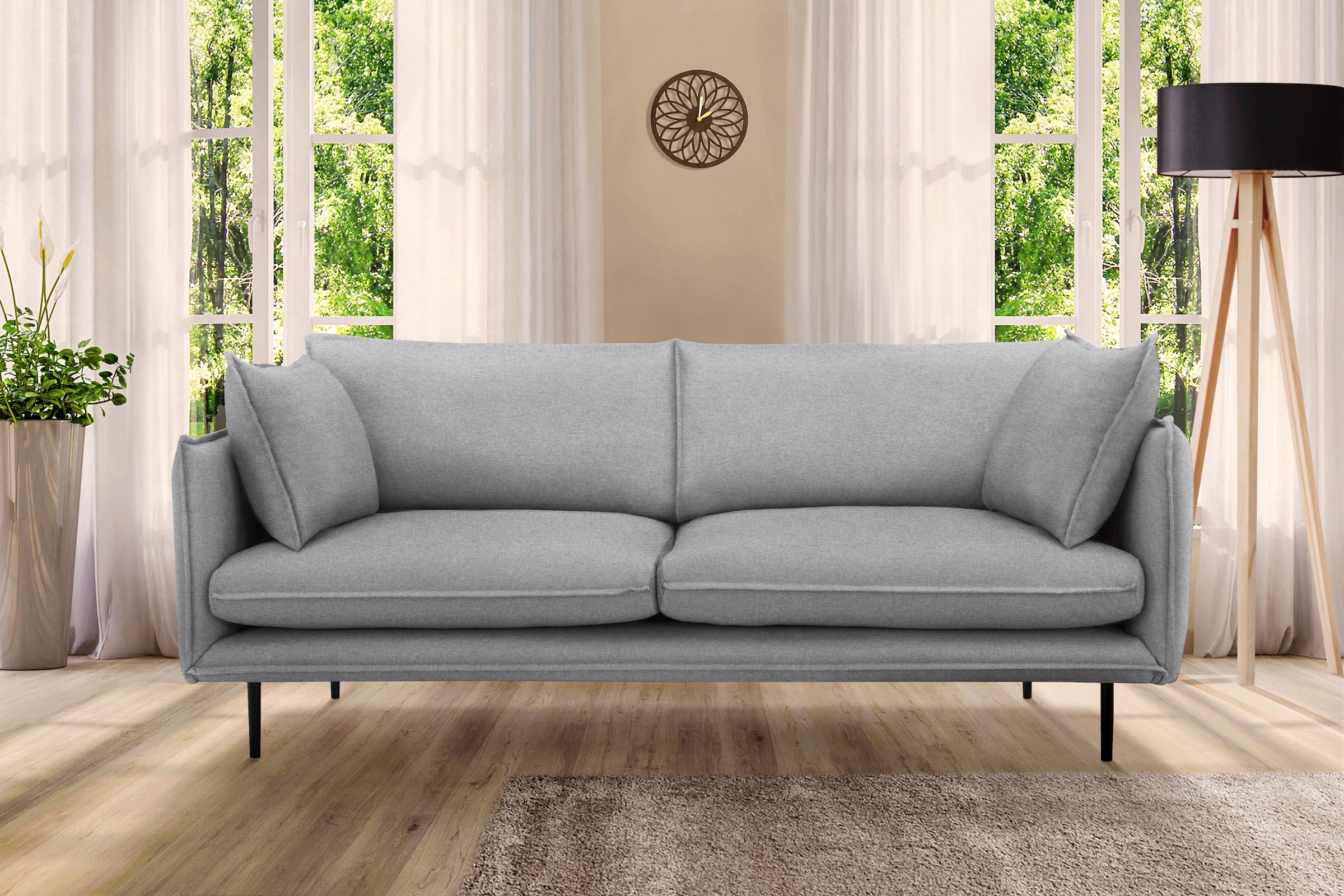 INOSIGN 3-Sitzer »Somba«, mit dickem Keder und eleganter Optik