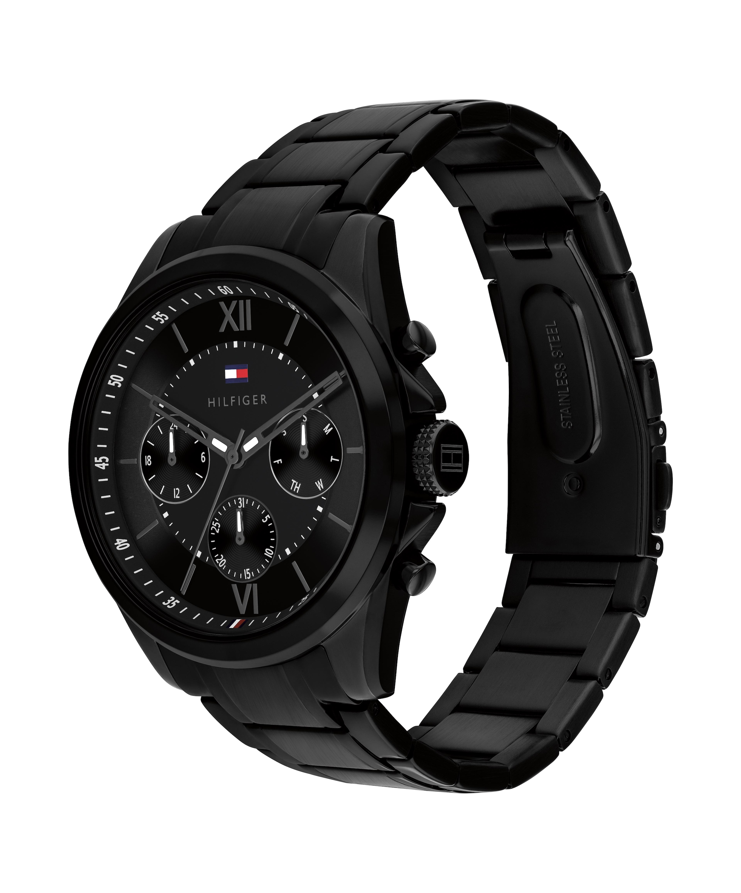 Tommy Hilfiger Multifunktionsuhr »Gift Set« Quarzuhr, Armbanduhr, Herrenuhr, Edelstahlarmband