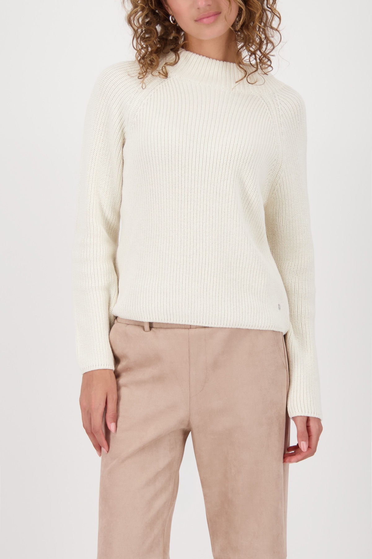 Monari Strickpullover "Pullover Basic Perlfang", Regular fit mit Rundhalsau günstig online kaufen
