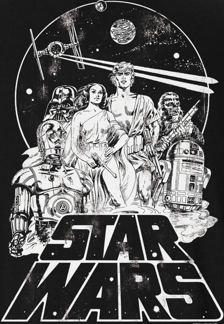 LOGOSHIRT T-Shirt »Krieg der Sterne - Classic«, mit coolem Star Wars-Druck