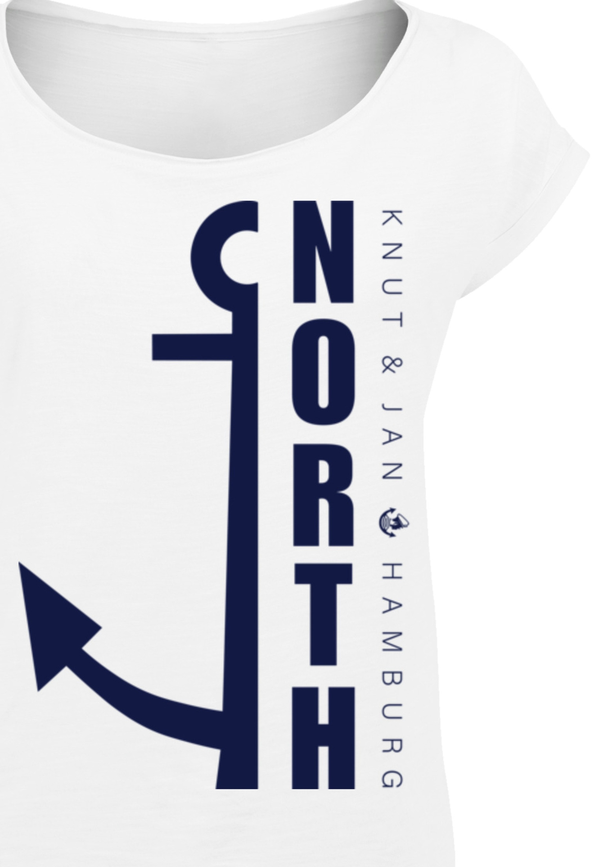 F4NT4STIC T-Shirt »PLUS SIZE North Anker«, Print