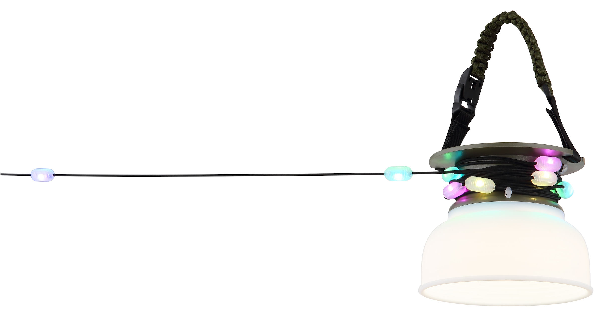GLOBO LIGHTING LED Solarleuchte »SOLARLEUCHTE KUNSTSTOFF GRÜN, 1XLED«, Leuchtmittel LED-Modul | LED fest integriert, Solar/Stufenschalter/IP65/USB Ausgang/RGB
