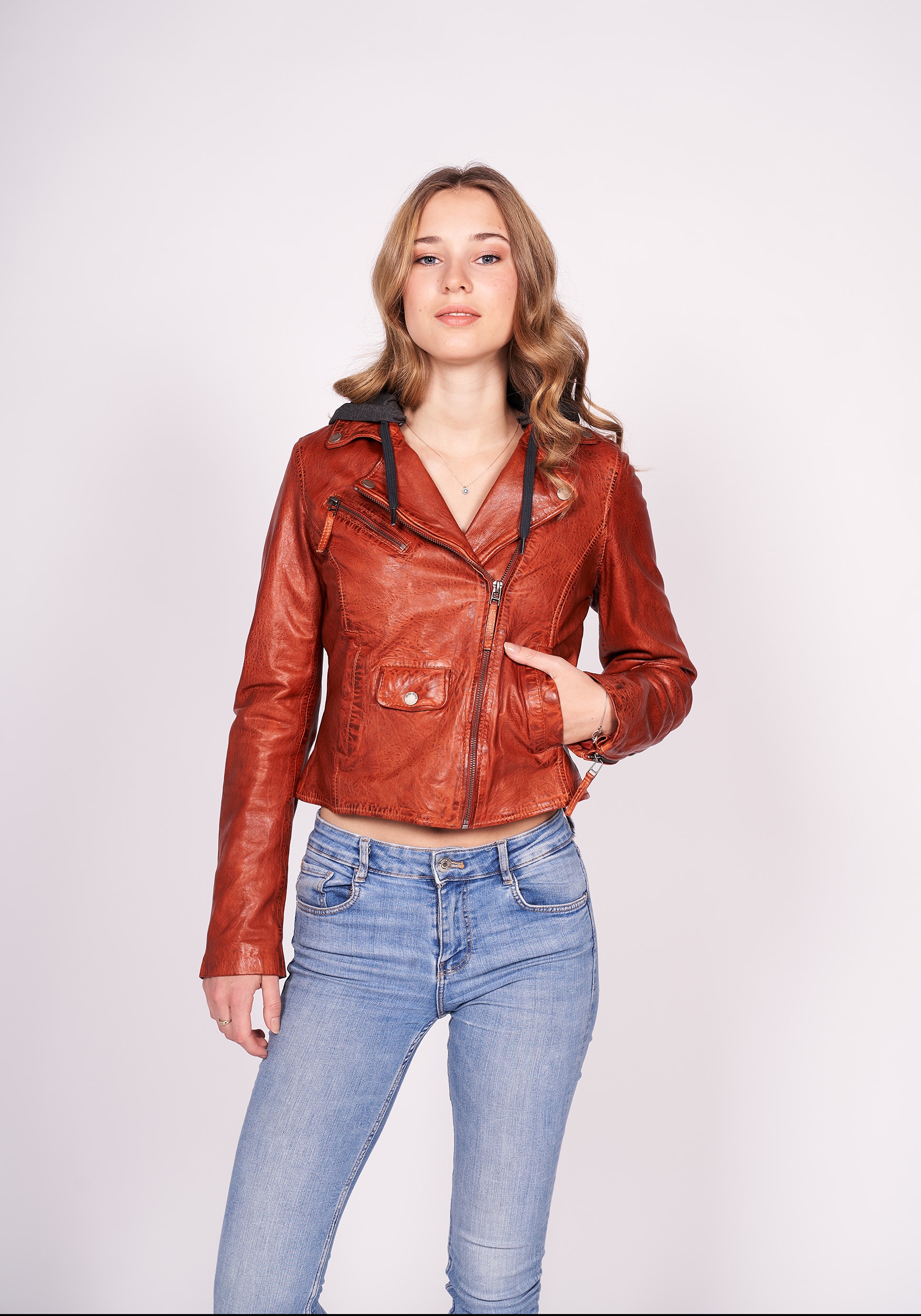 Nation | Freaky BAUR bestellen für Biker« Lederjacke »Easy