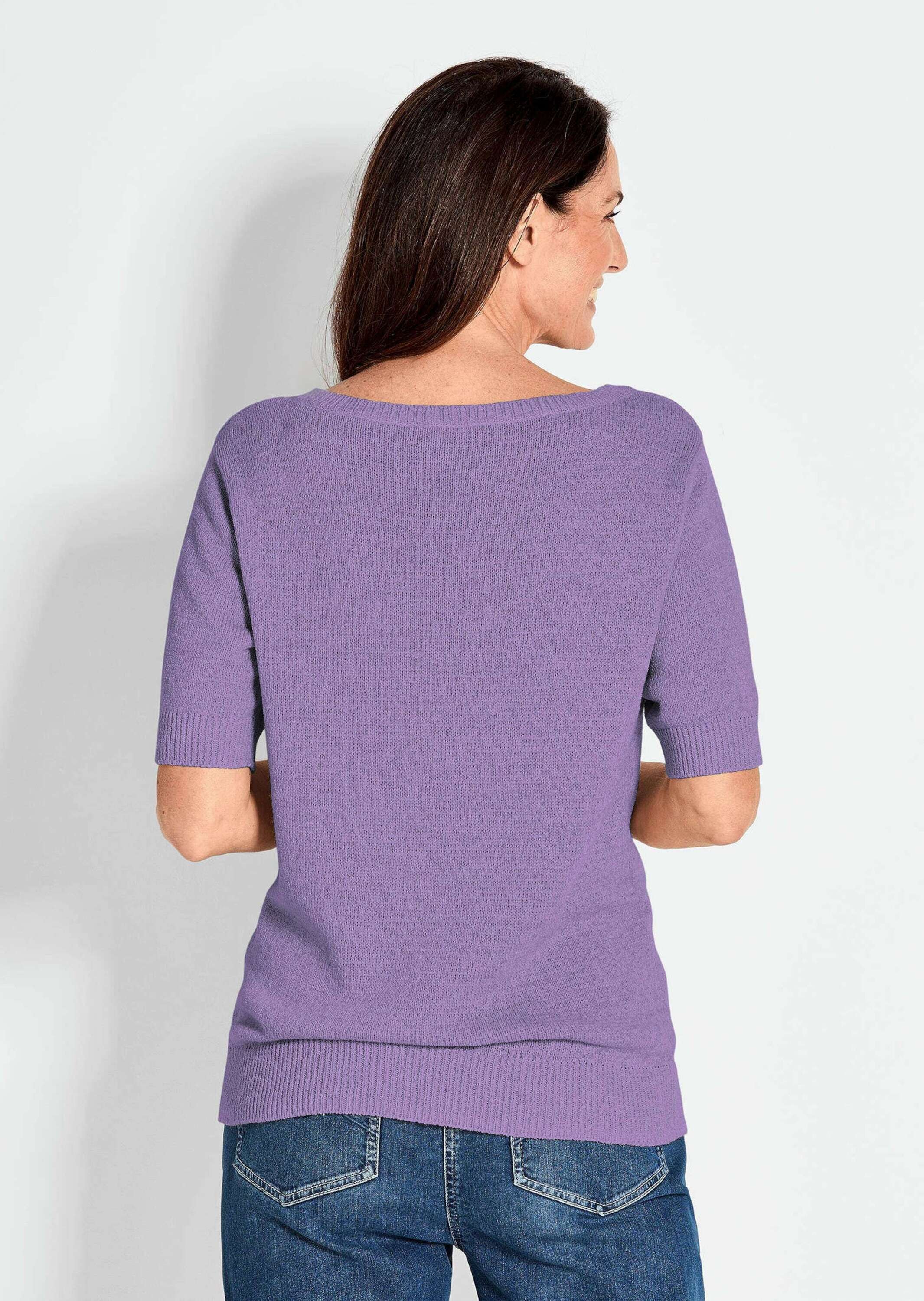 GOLDNER Rundhalspullover »Kurzgröße Pullover«