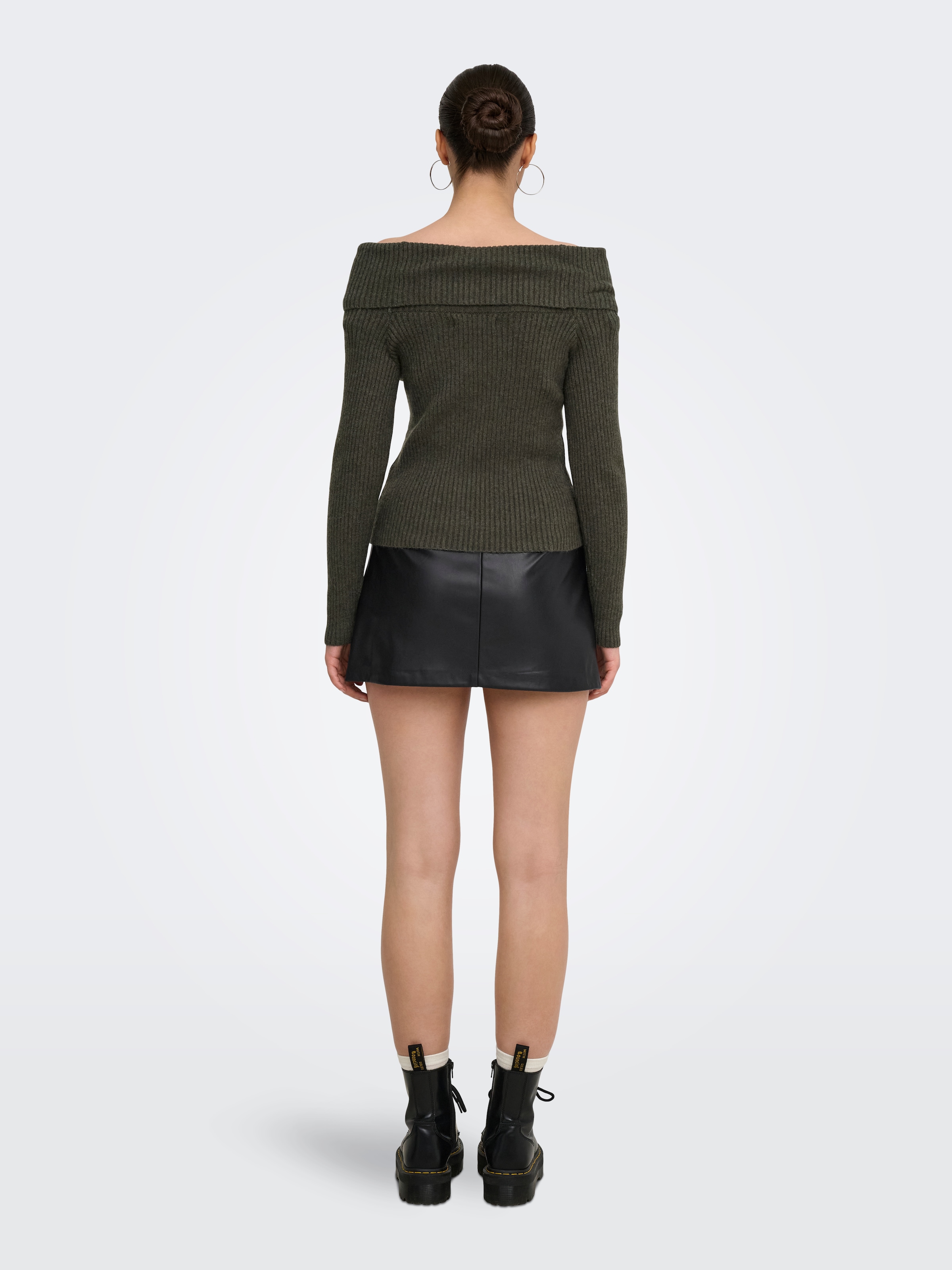 ONLY Lederimitatrock »ONLSTORY HW FAUX LEA SKIRT CC PNT« Lederimitat