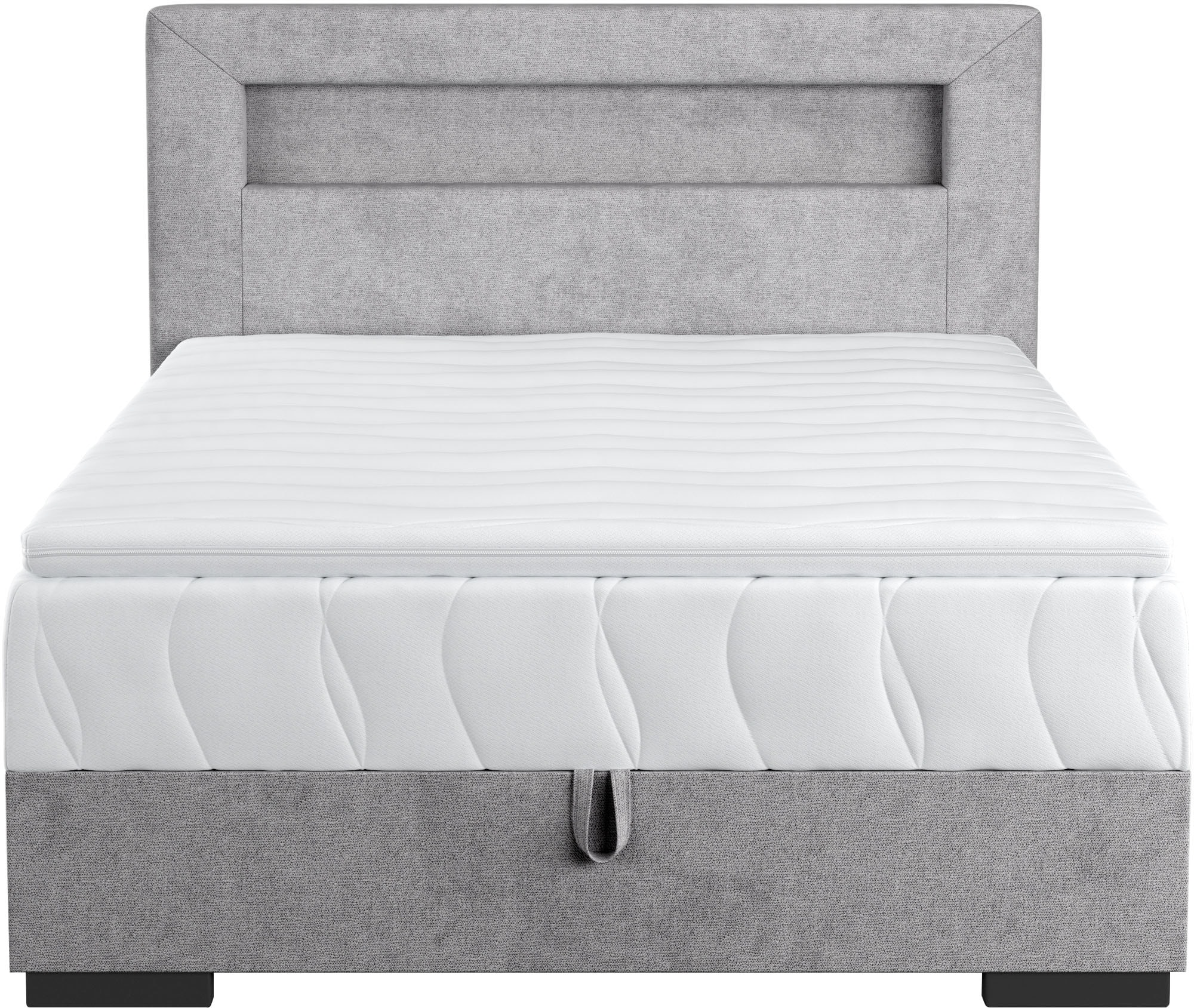 COTTA Boxbett »Kelly«, Bequemes Boxspringbett mit LED-Licht