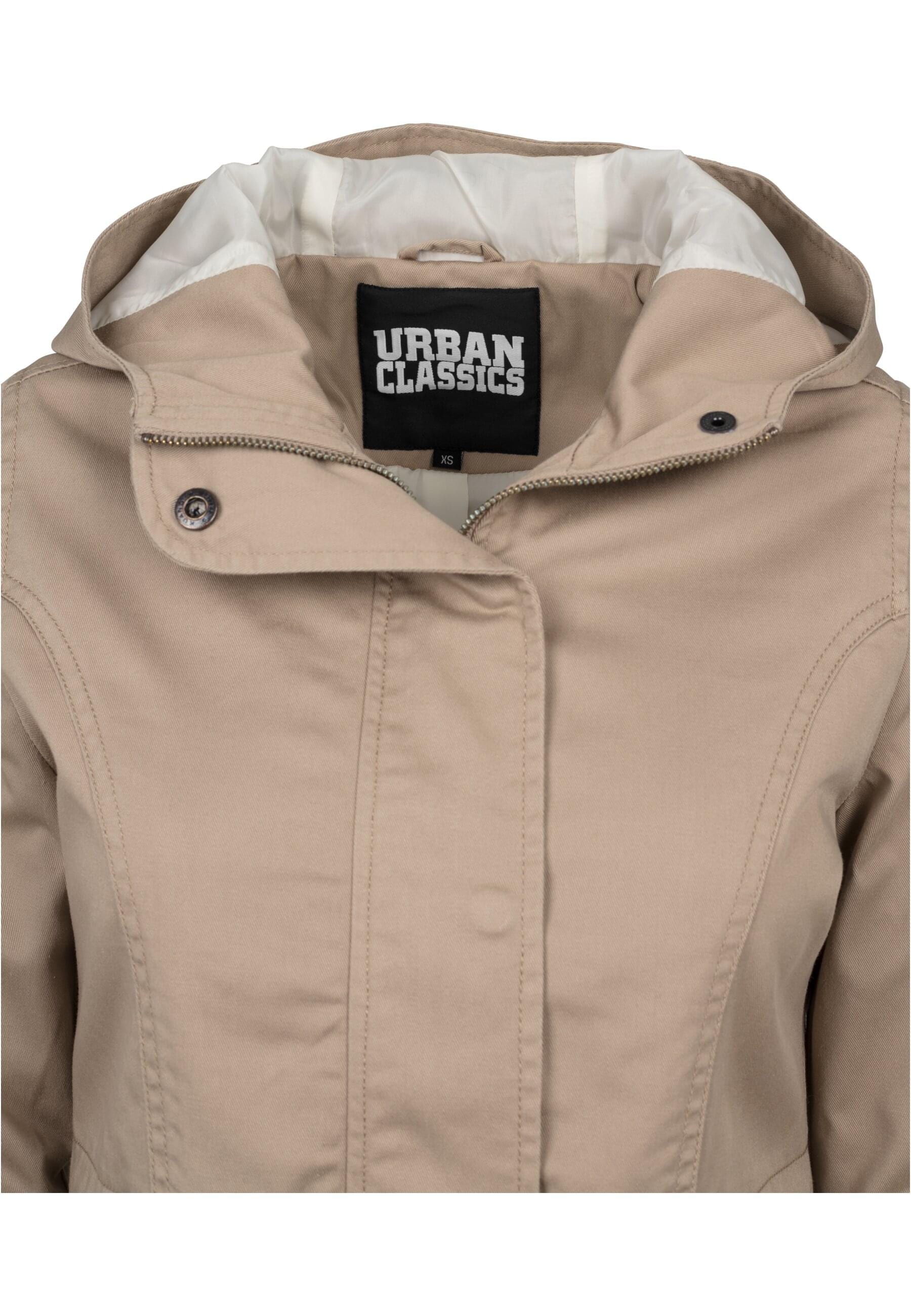 URBAN CLASSICS Winterjacke »Urban Classics Damen Ladies Basic Cotton Parka«, (1 St.), mit Kapuze