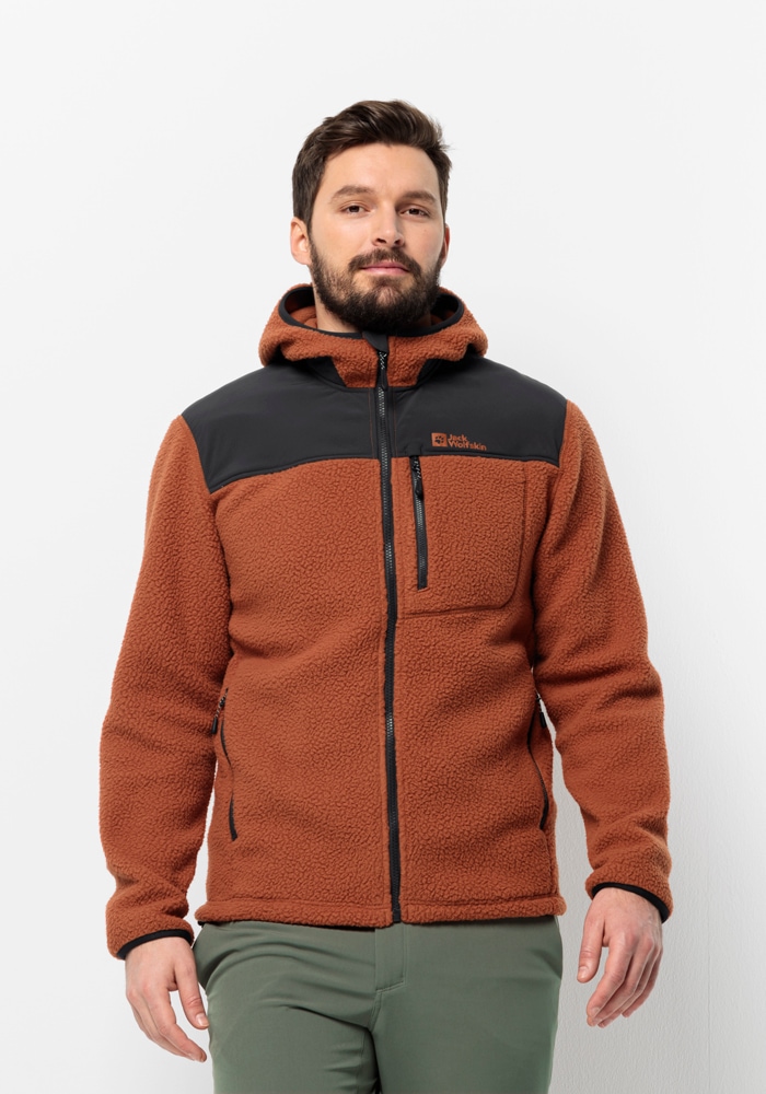 Jack Wolfskin Fleecejacke "KAMMWEG PILE FZ M" mitKapuze günstig online kaufen