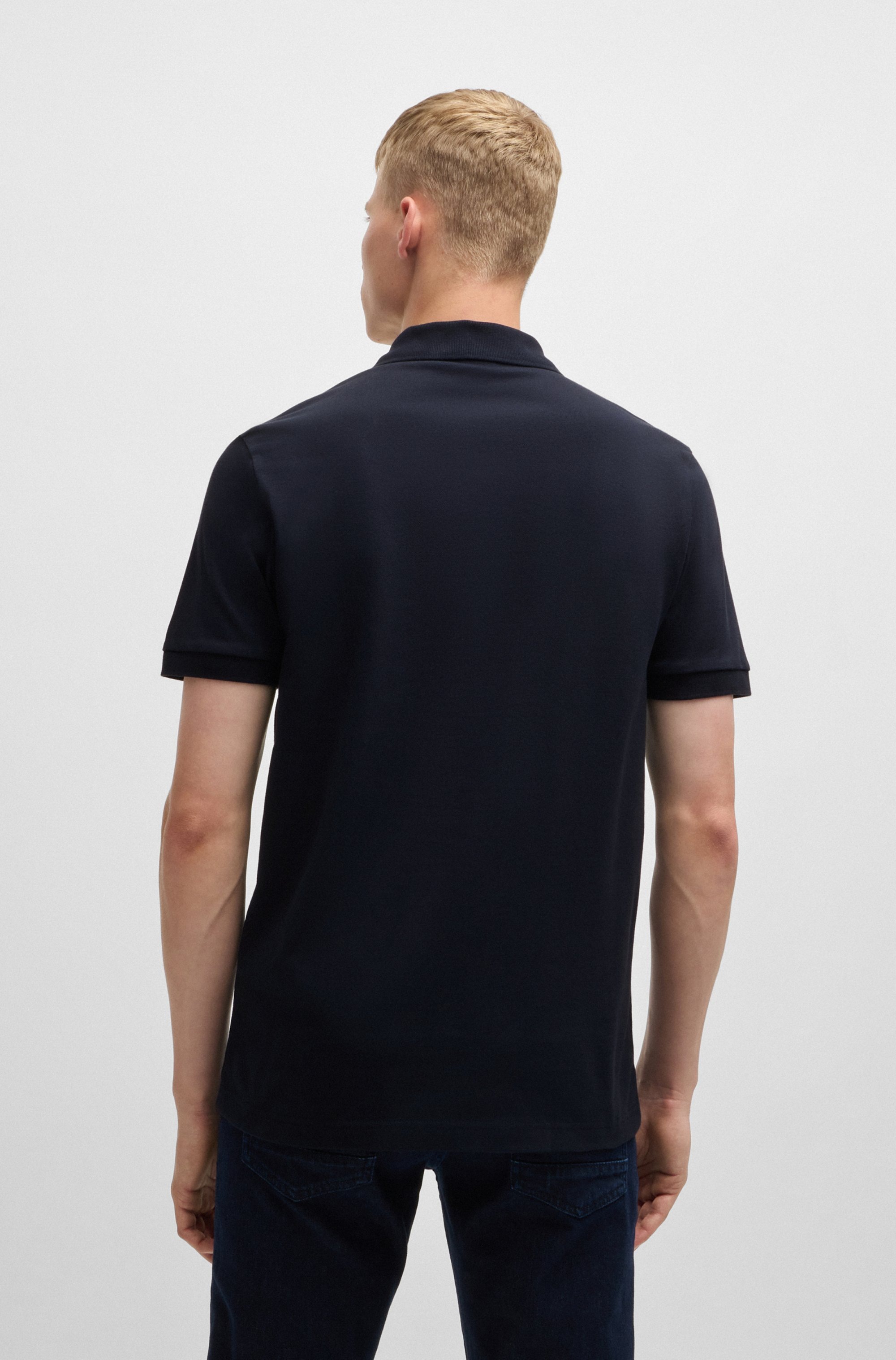 Thumbnail - BOSS ORANGE "Passenger" mit Polokragen