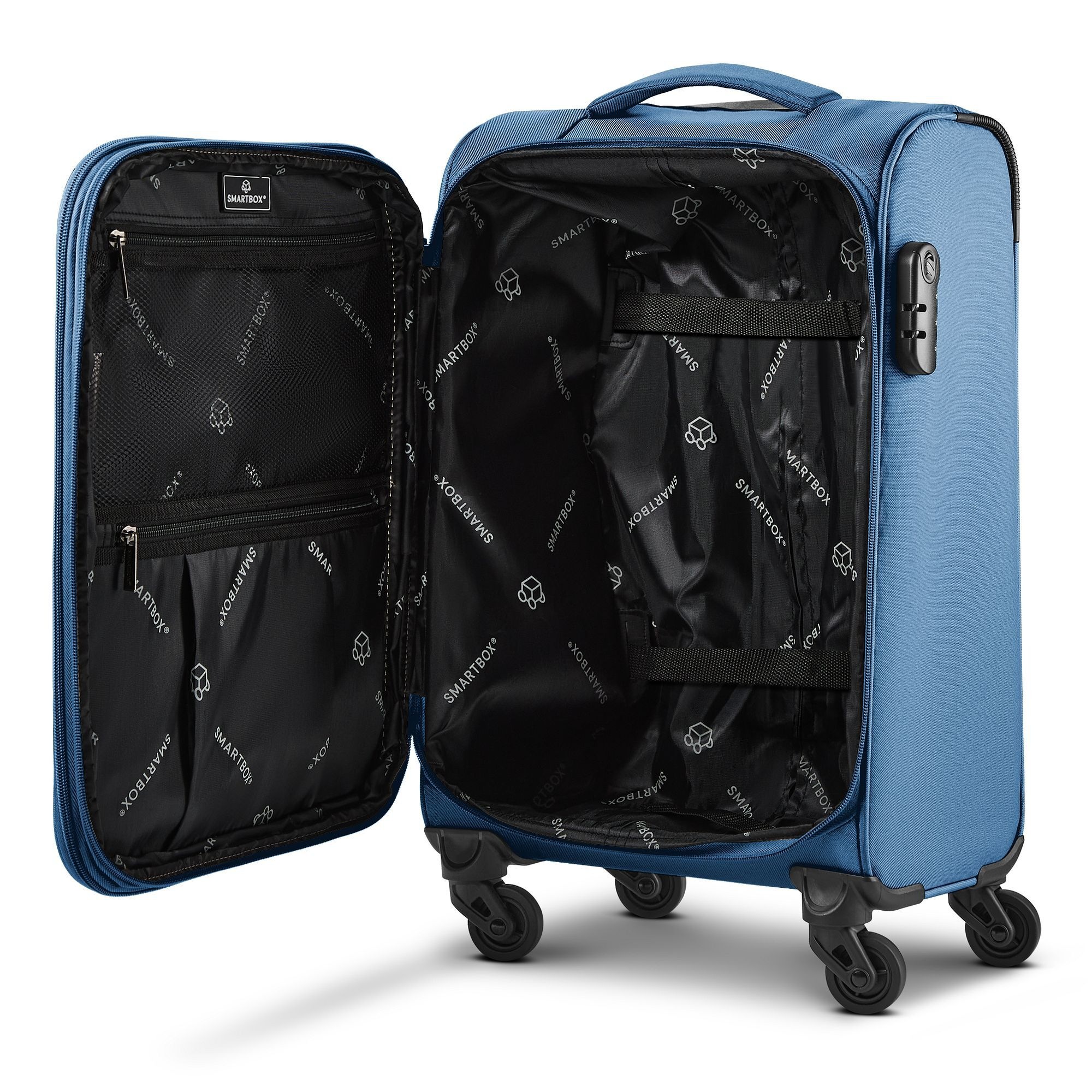 Smartbox Trolley »Edition 04 4 Rollen Kabinentrolley 55 cm mit Dehnfalte« 41 l