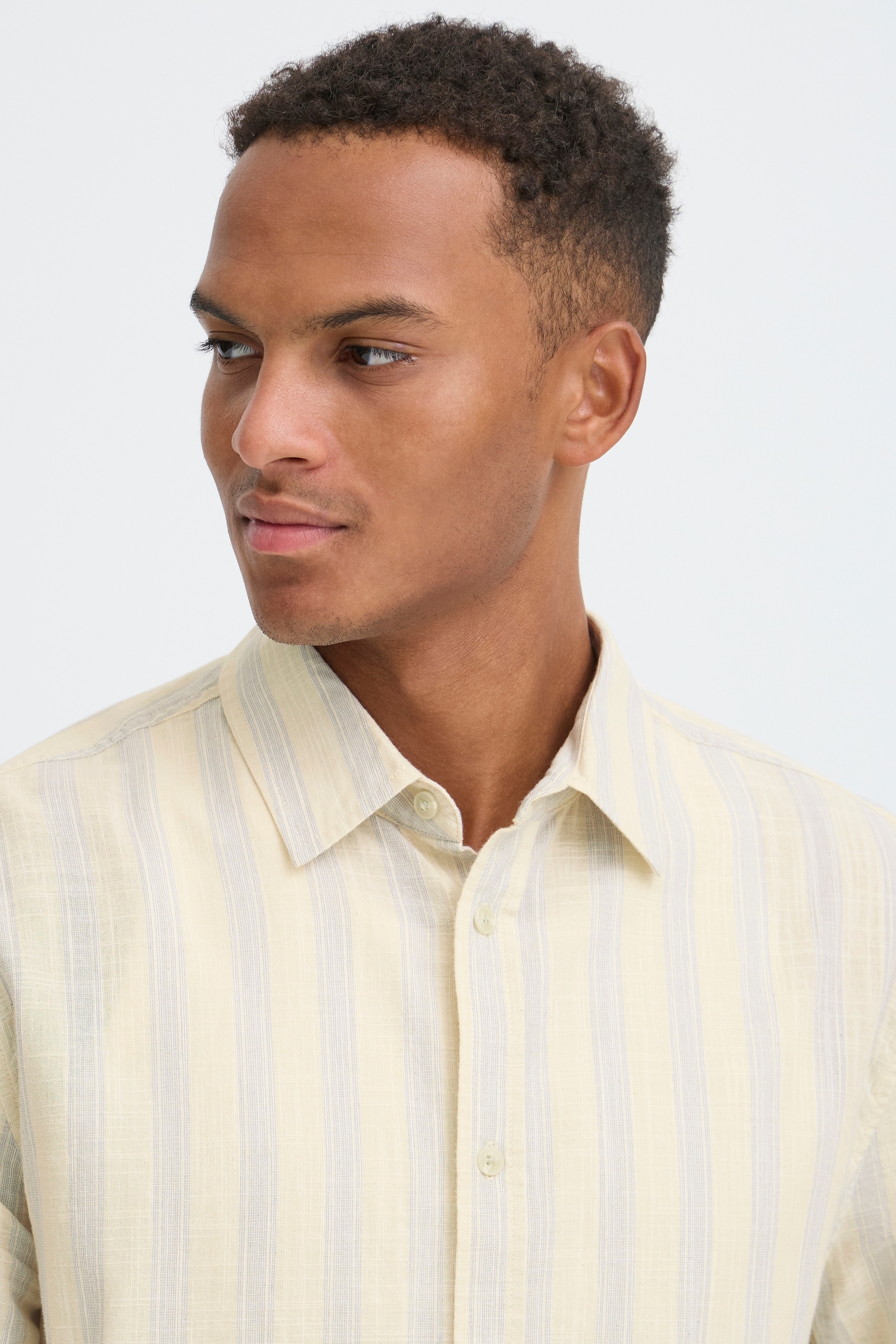 Thumbnail - Blend Langarmhemd "BHDARIS SLUB STRIPE"