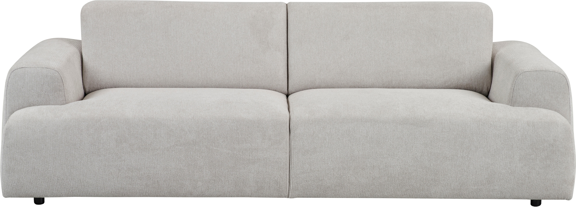 andas 2,5-Sitzer »Linkka, Breite 217 cm«, in einem weichen Chenille-Stoff, mit Wellenunterfederung