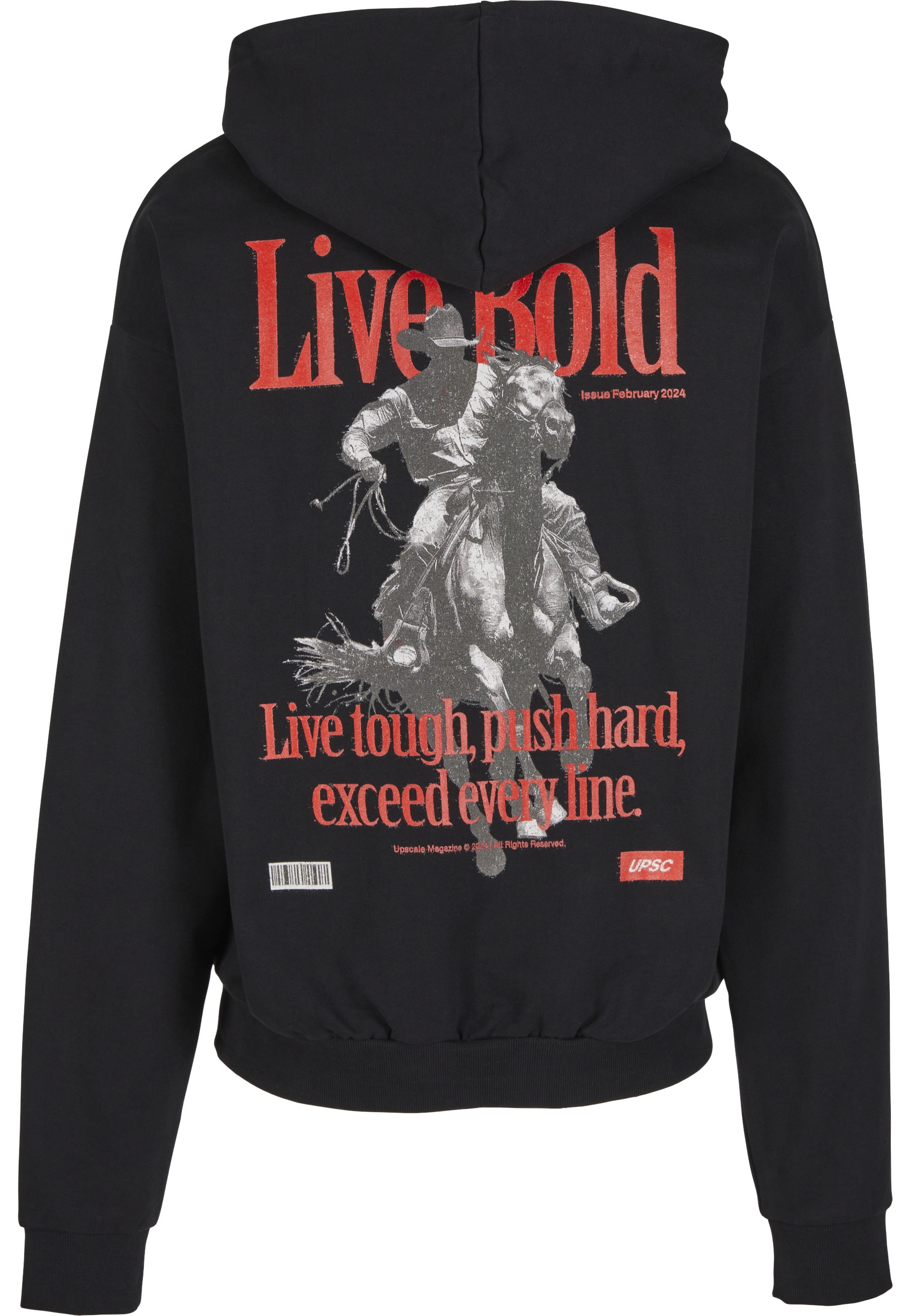 Upscale by Mister Tee Kapuzenpullover "Upscale by Mister Tee Live Bold Over günstig online kaufen