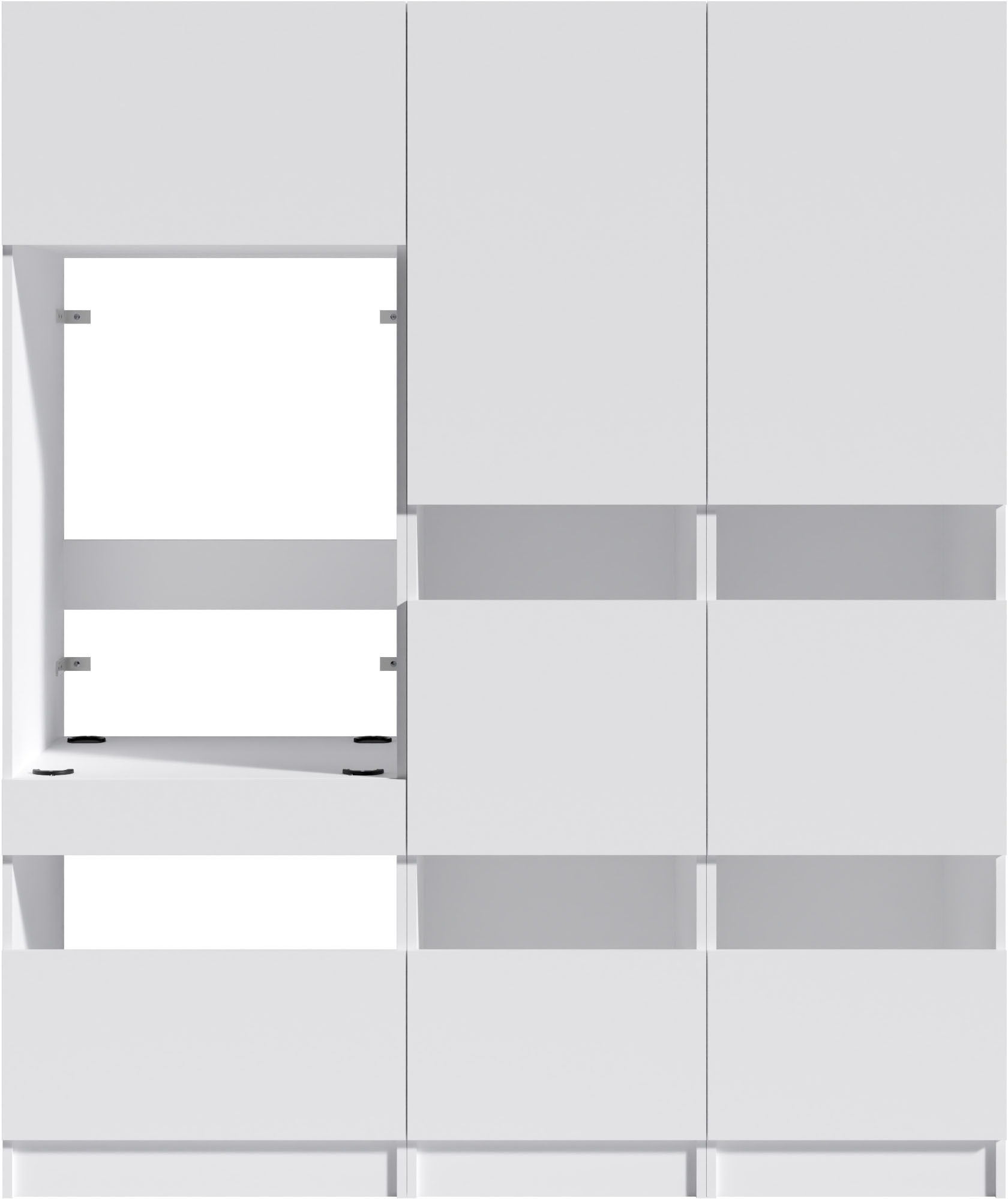 BASIC by Balculina Mehrzweckschrank-Set »Washhome B/T/H 168x68x200 cm« 3 Stk. tlg.