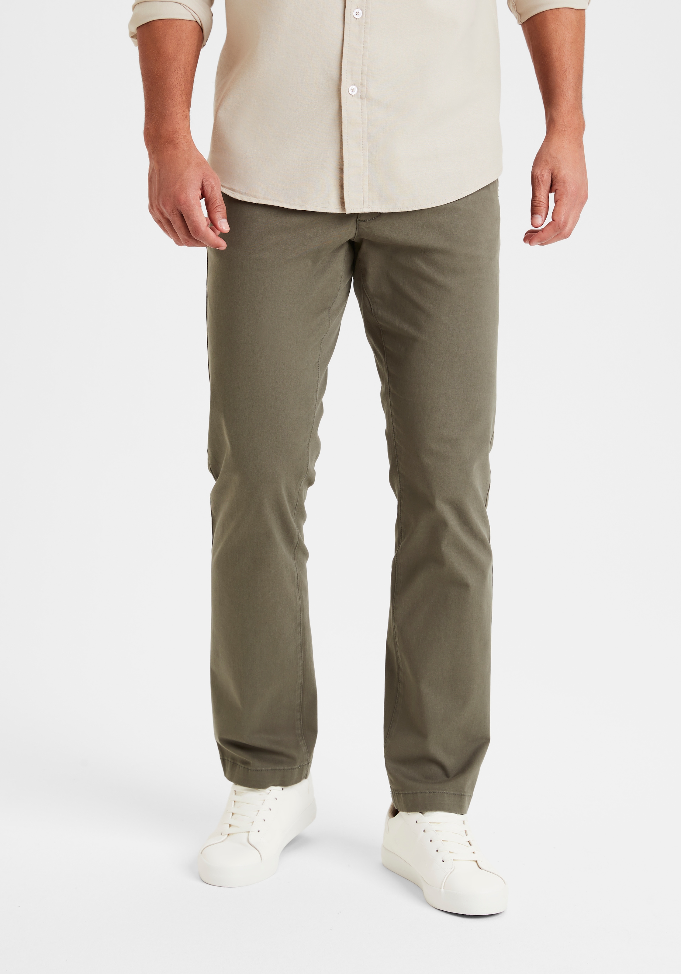 H.I.S Chinohose "- lange Hose in Regular-fit" aus elastischer Baumwoll-Qualität, in 2 Längen: 32 & 34