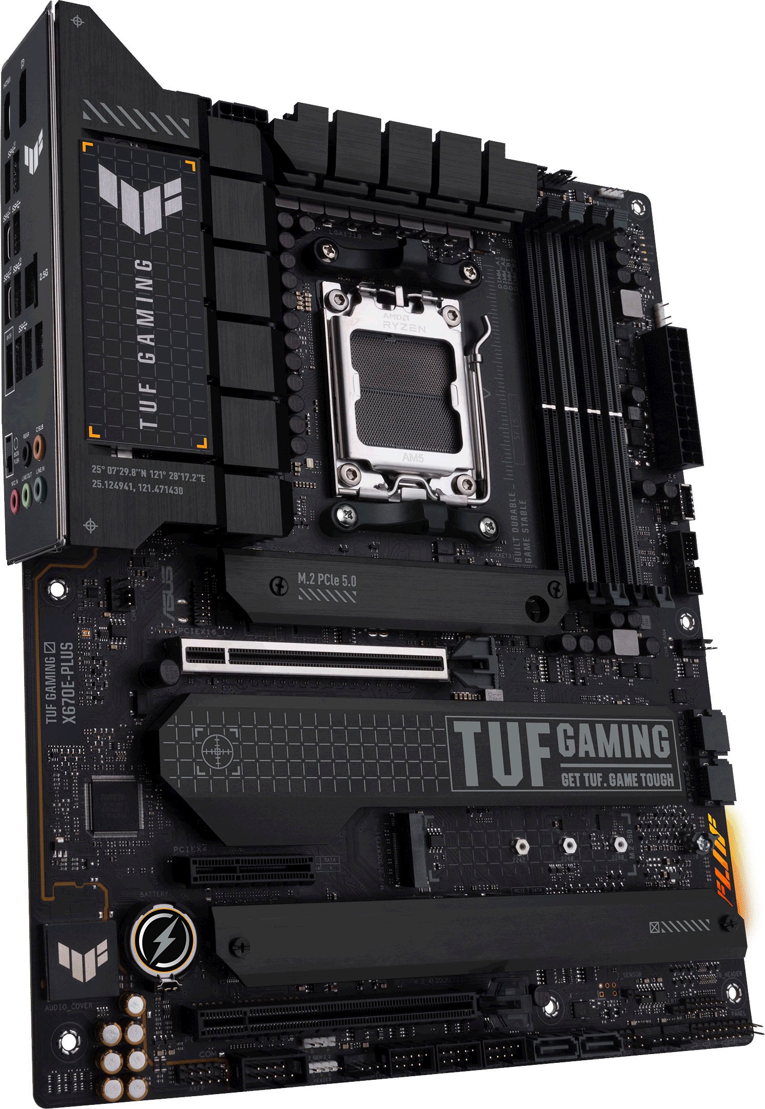 Asus Mainboard »TUF GAMING X670E-PLUS«, Ryzen 7000, ATX, PCIe 5.0, DDR5-Speicher, 4x M.2, USB 3.2 Gen