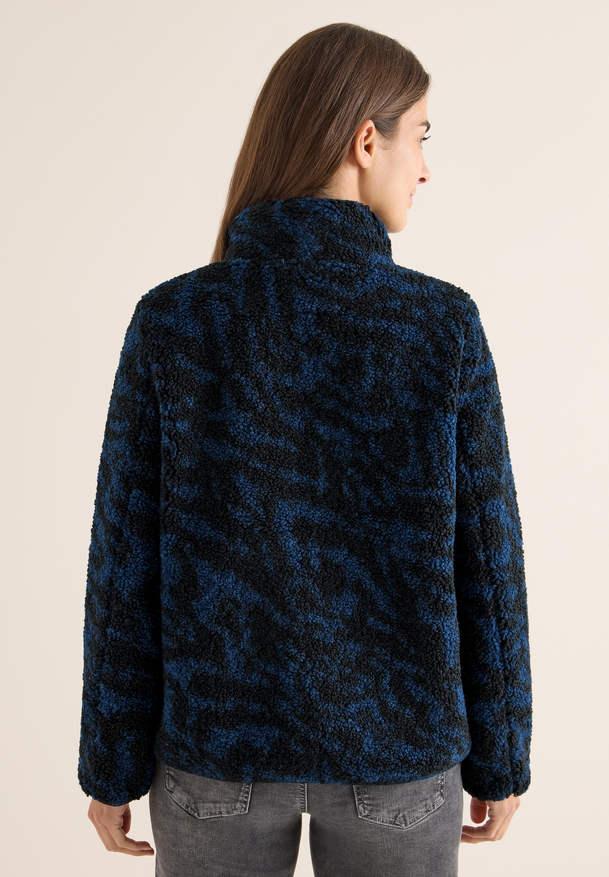 Cecil Sweatjacke, mit Stehkragen