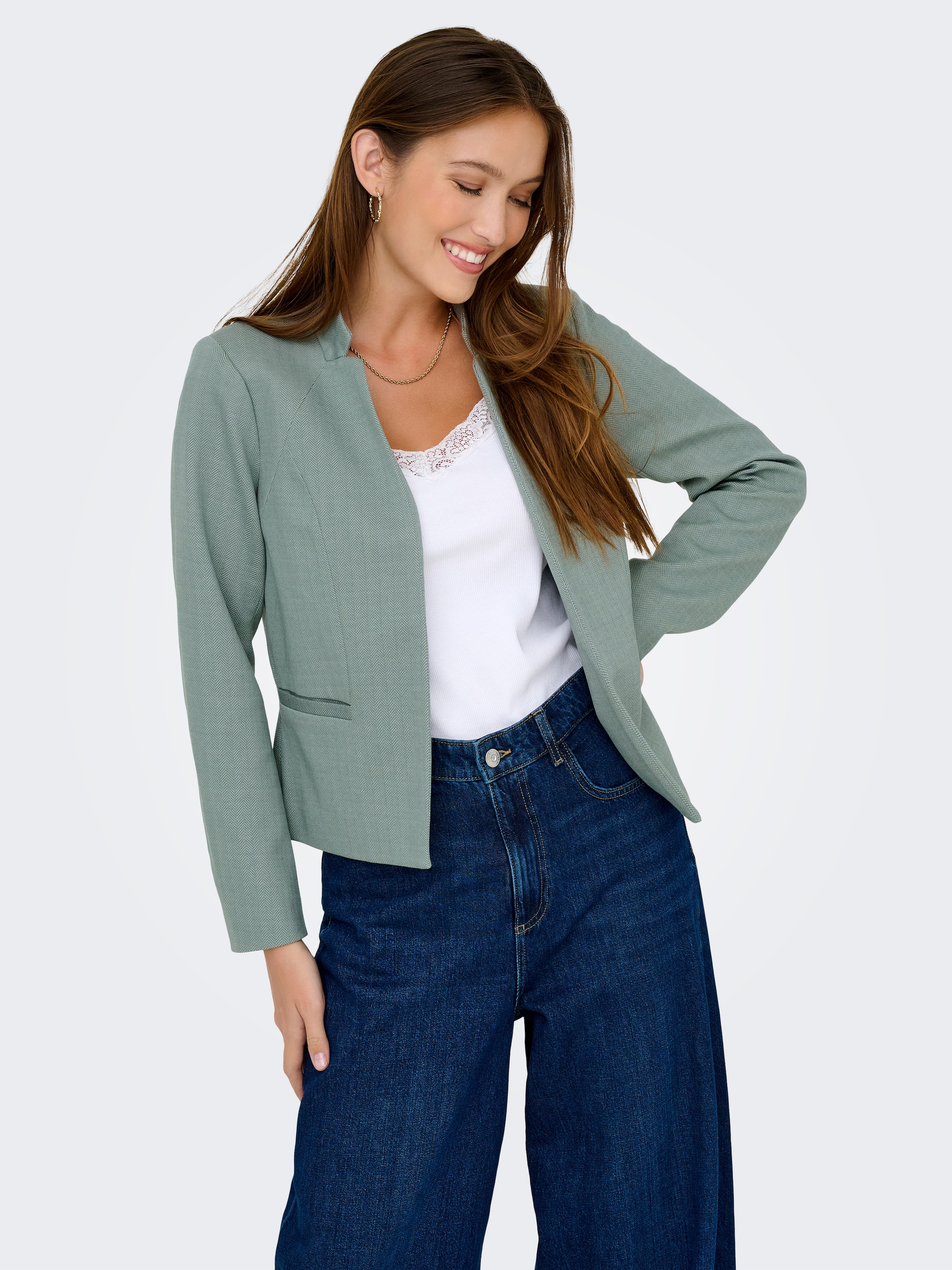 ONLY Kurzblazer "ONLADDY L/S HARRINGBONE BLAZER CC TLR" günstig online kaufen