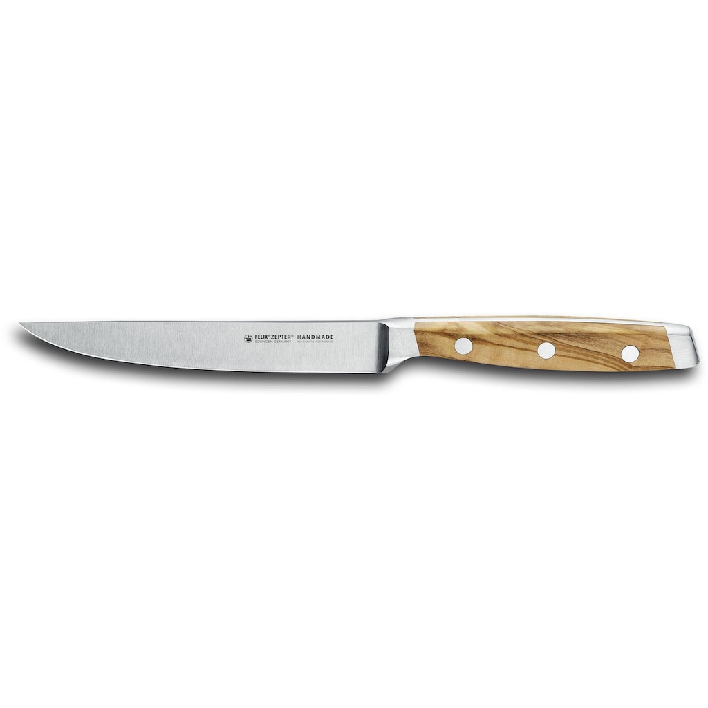 Felix Solingen Steakmesser »FIRST CLASS WOOD«, (Set, 4 tlg.)