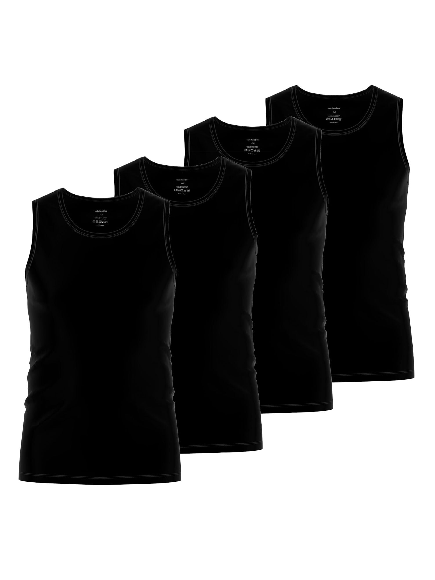 seidensticker Achselhemd "4er Pack Herren Tank Top"